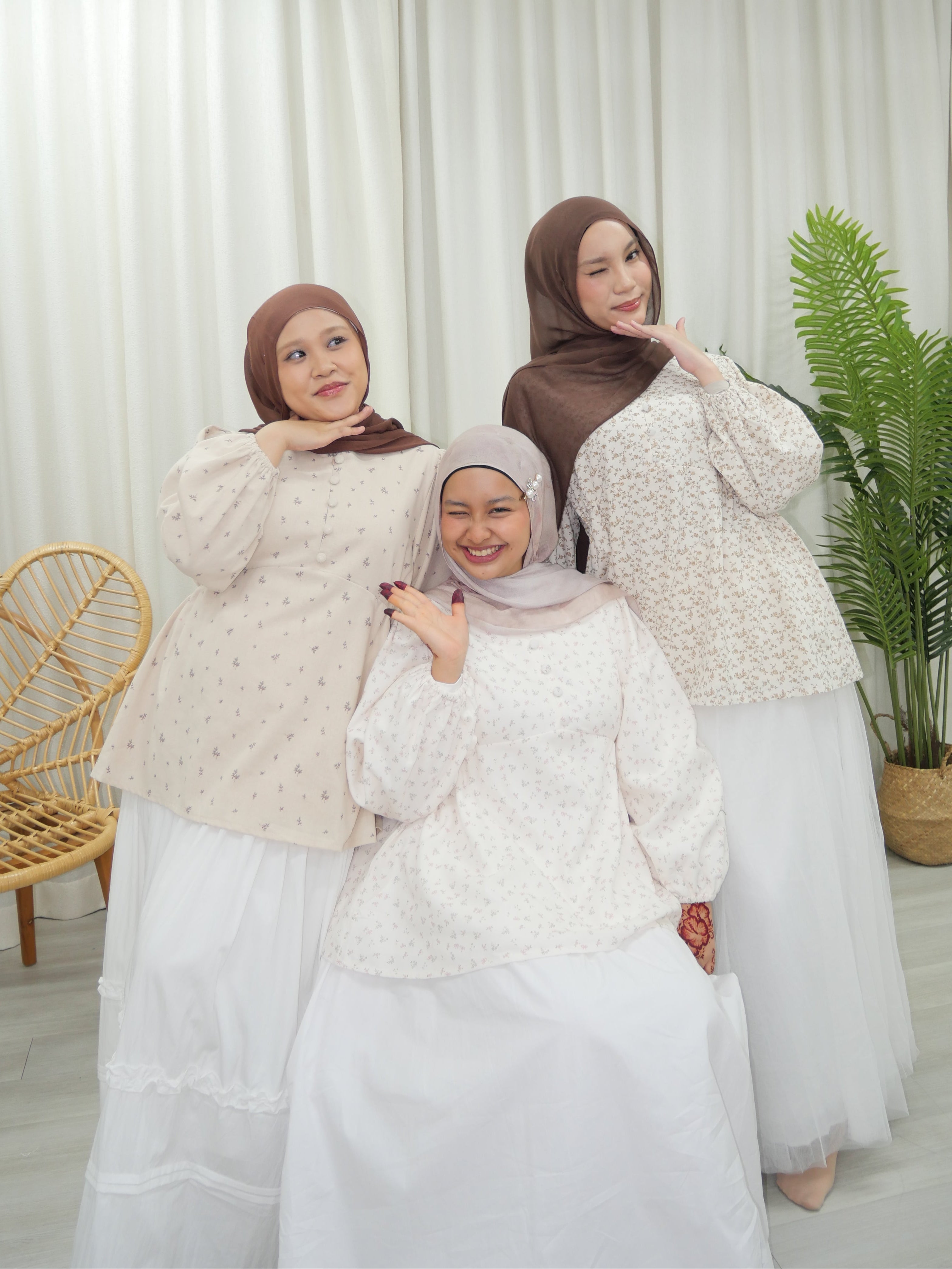 Arabella Peplum Linen Top