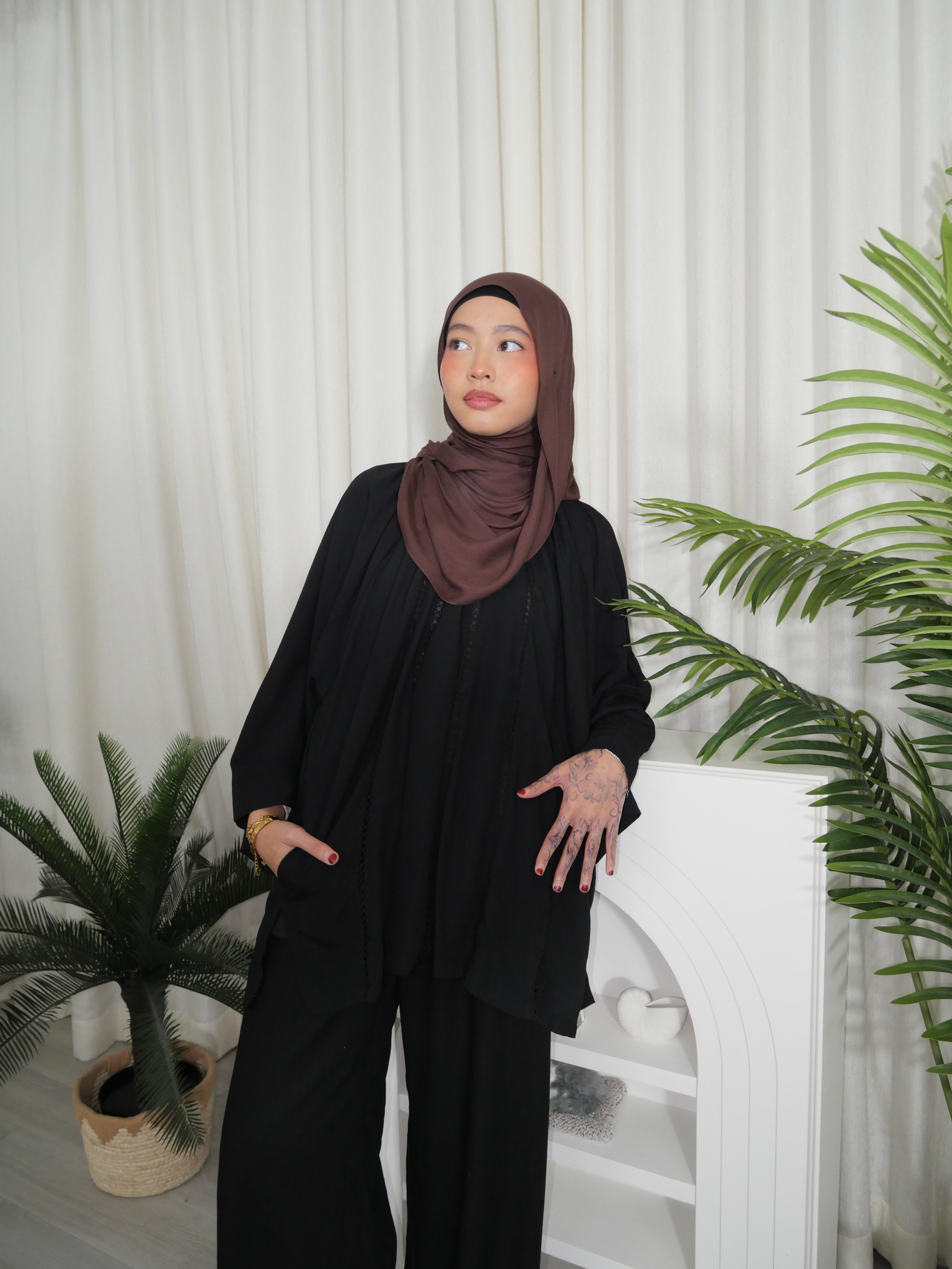 Ariana Lace Long Blouse