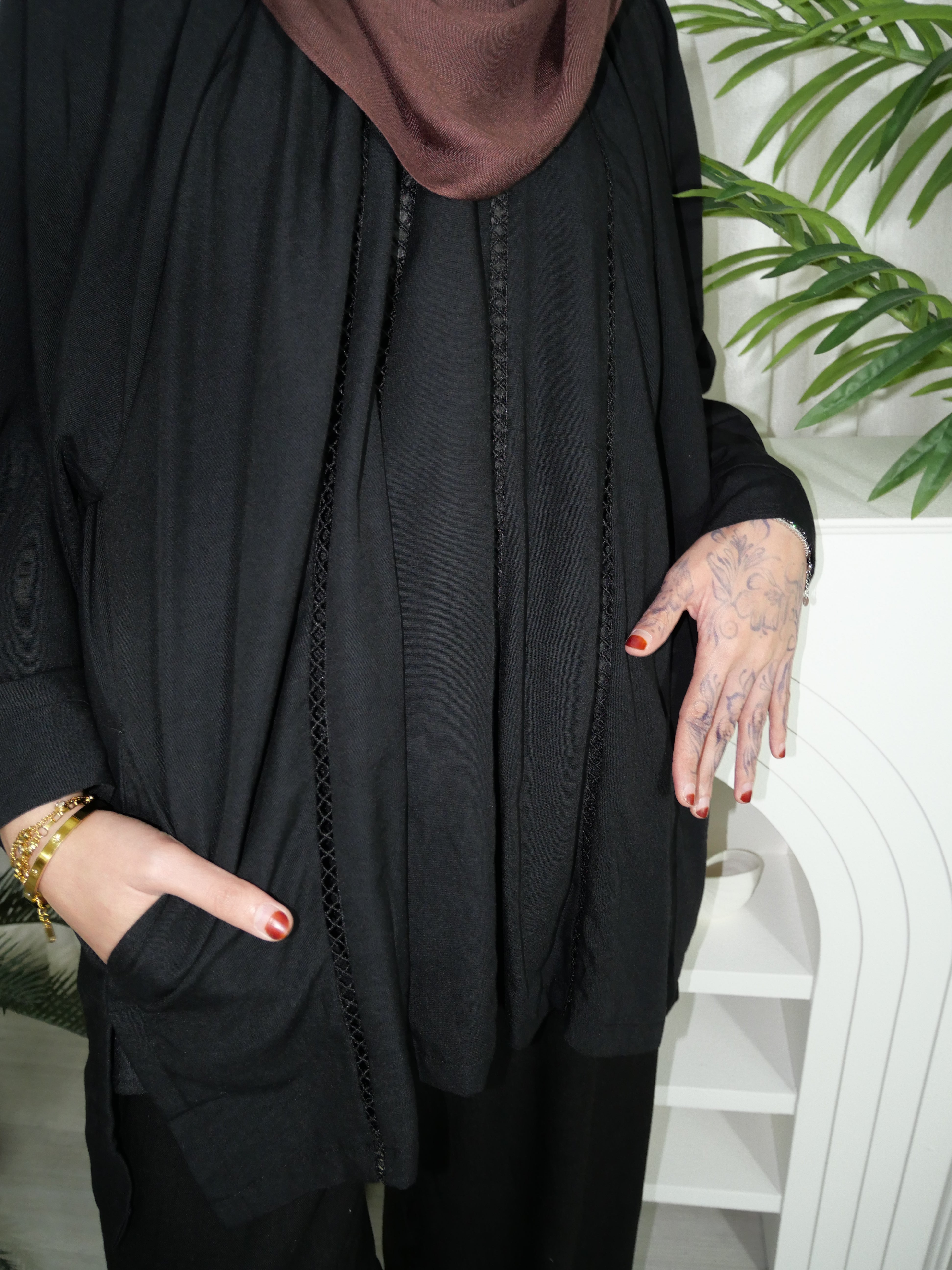 Ariana Lace Long Blouse