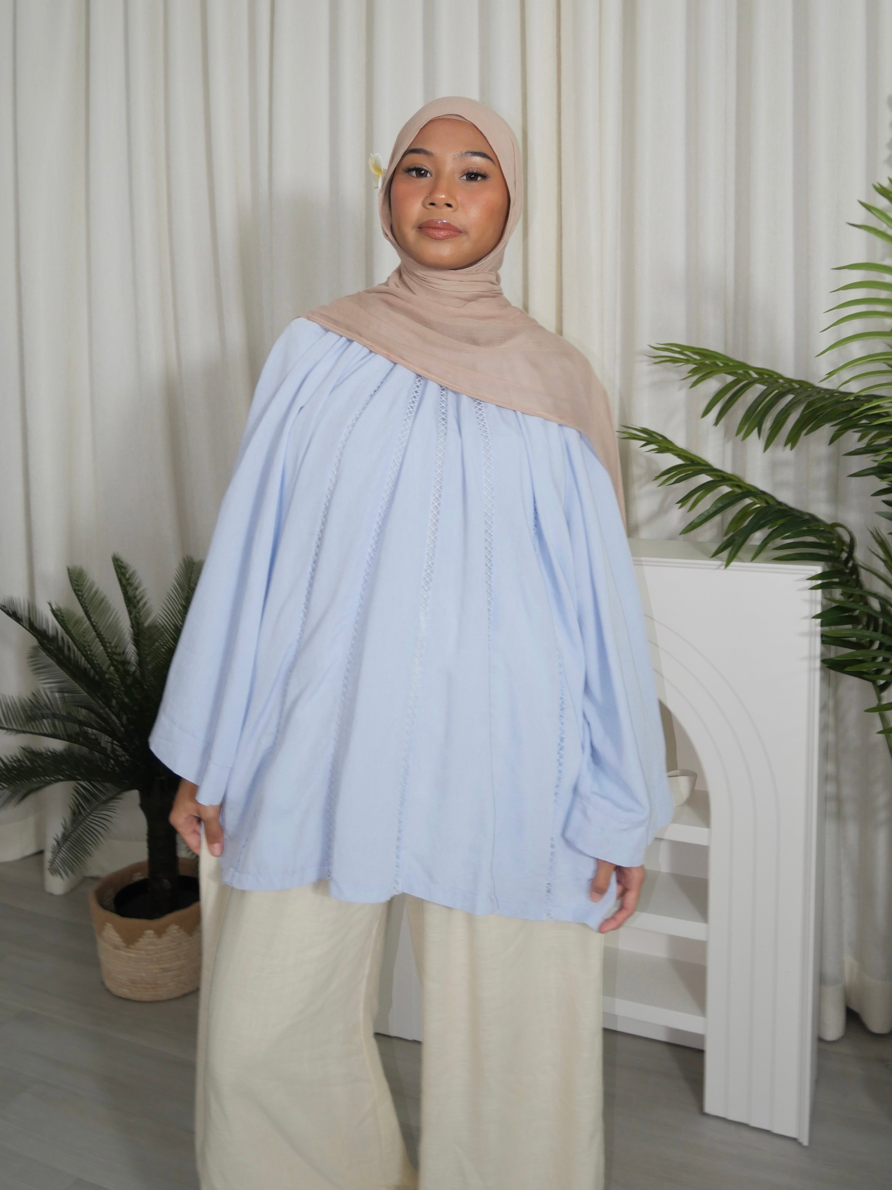 Ariana Lace Long Blouse