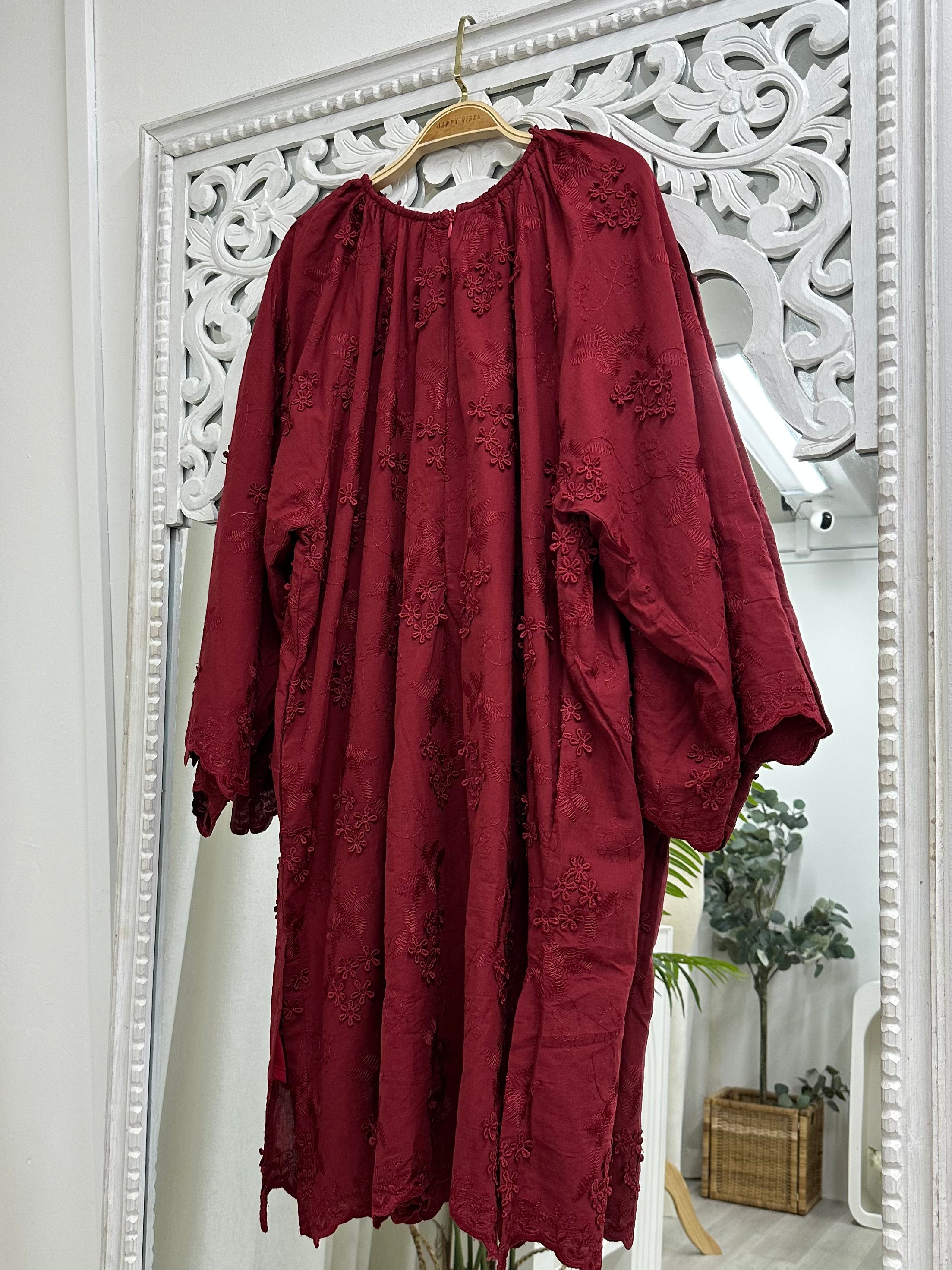 Eyelet Oversized Tunic HV LABEL