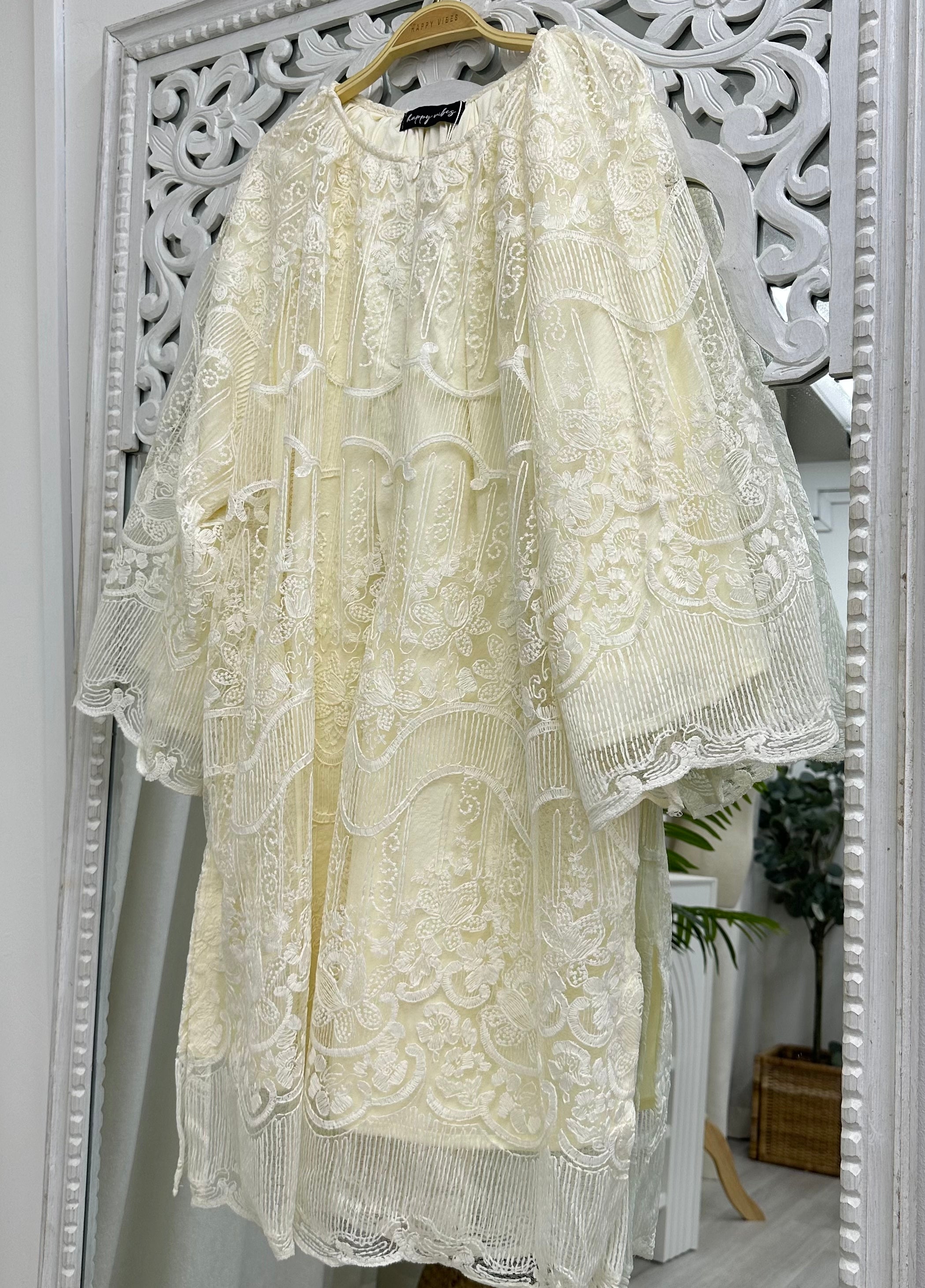 Celestia Organza Tunic Nursing Friendly