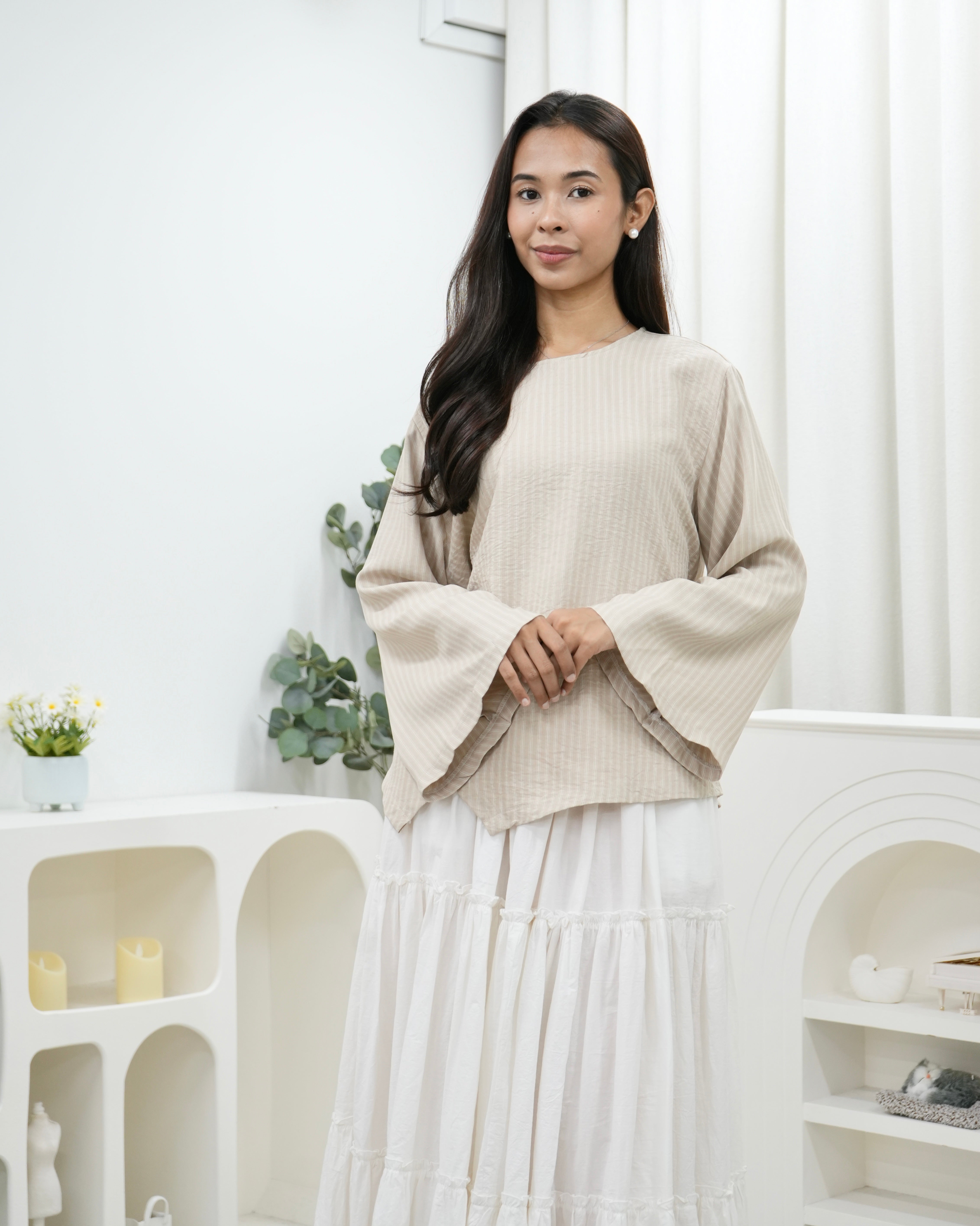 Cinch Muse Seam Top - Stripes