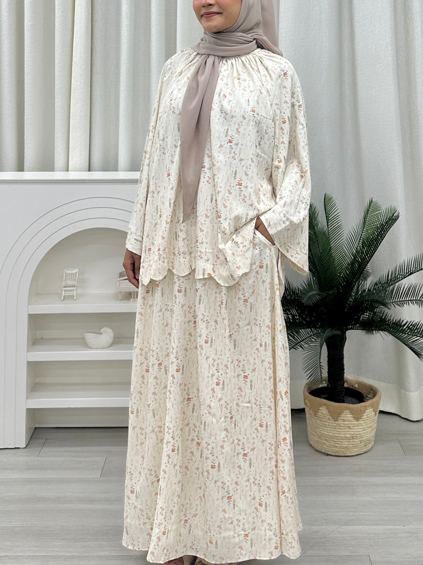 Allure Imprinted Skirt Set