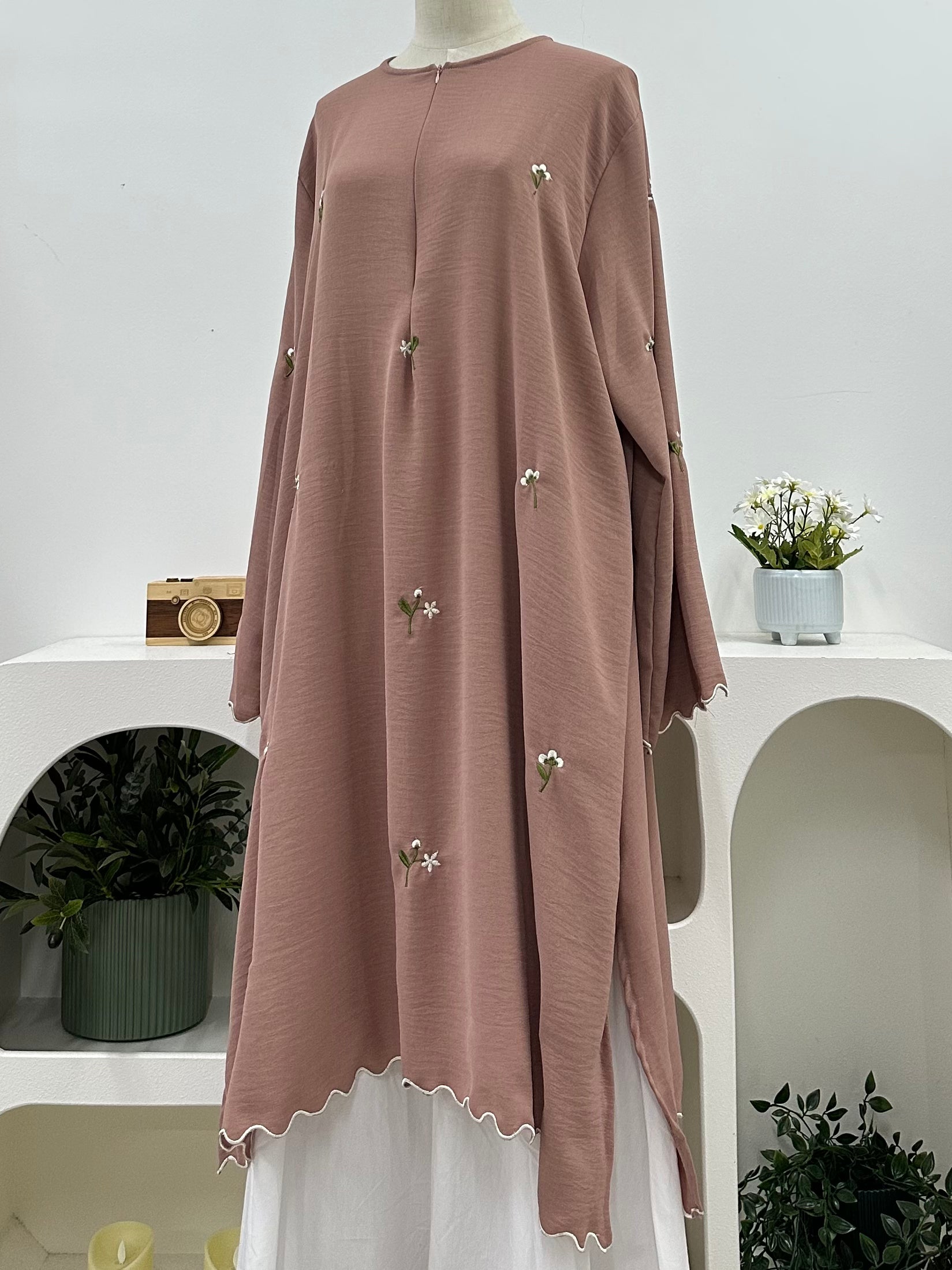 Flower Petal Crinkle Tunic