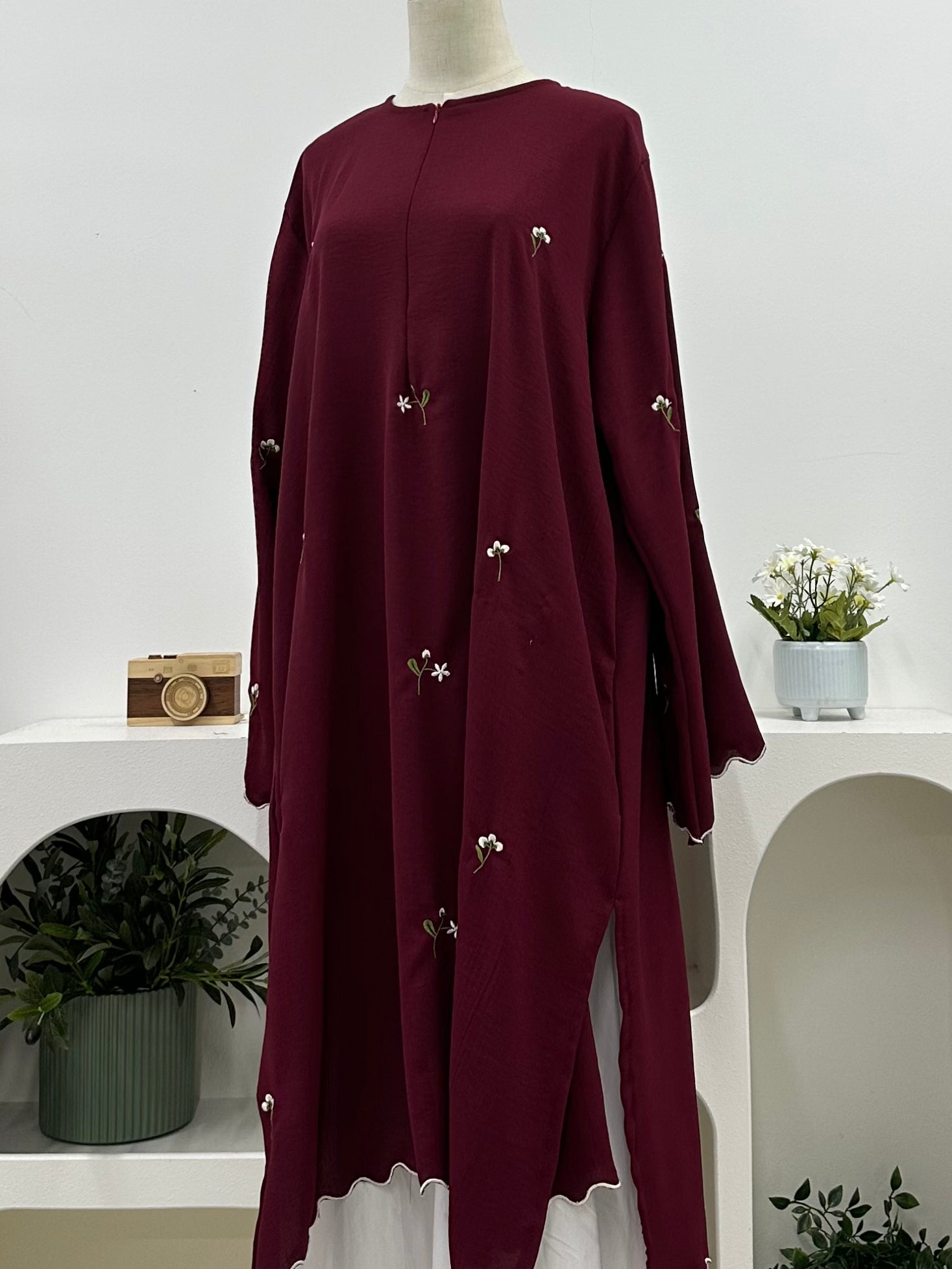 Flower Petal Crinkle Tunic
