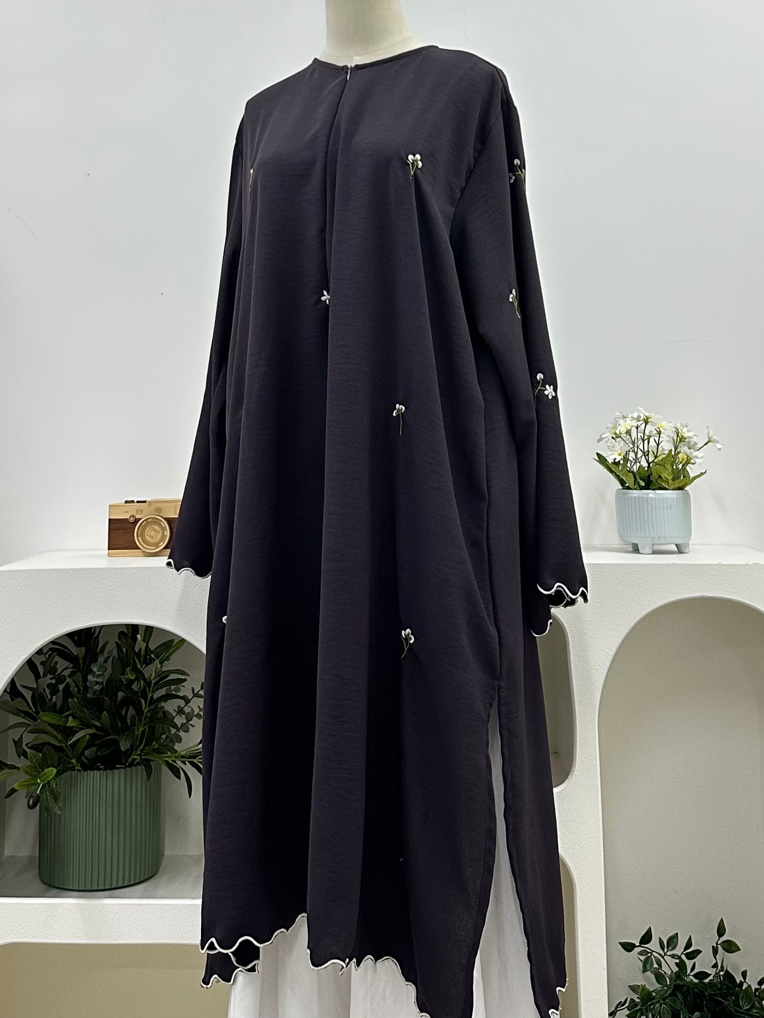 Flower Petal Crinkle Tunic