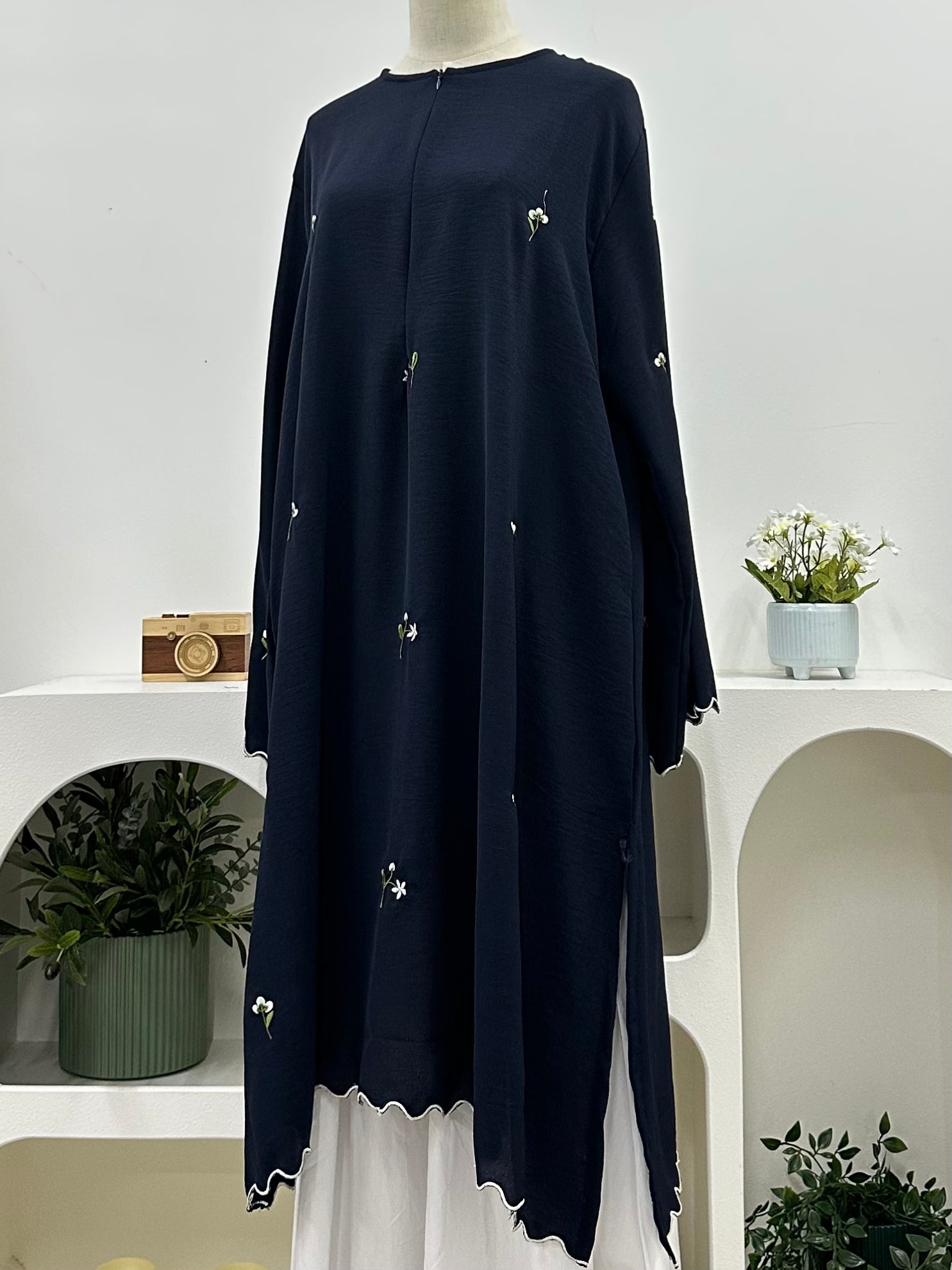 Flower Petal Crinkle Tunic
