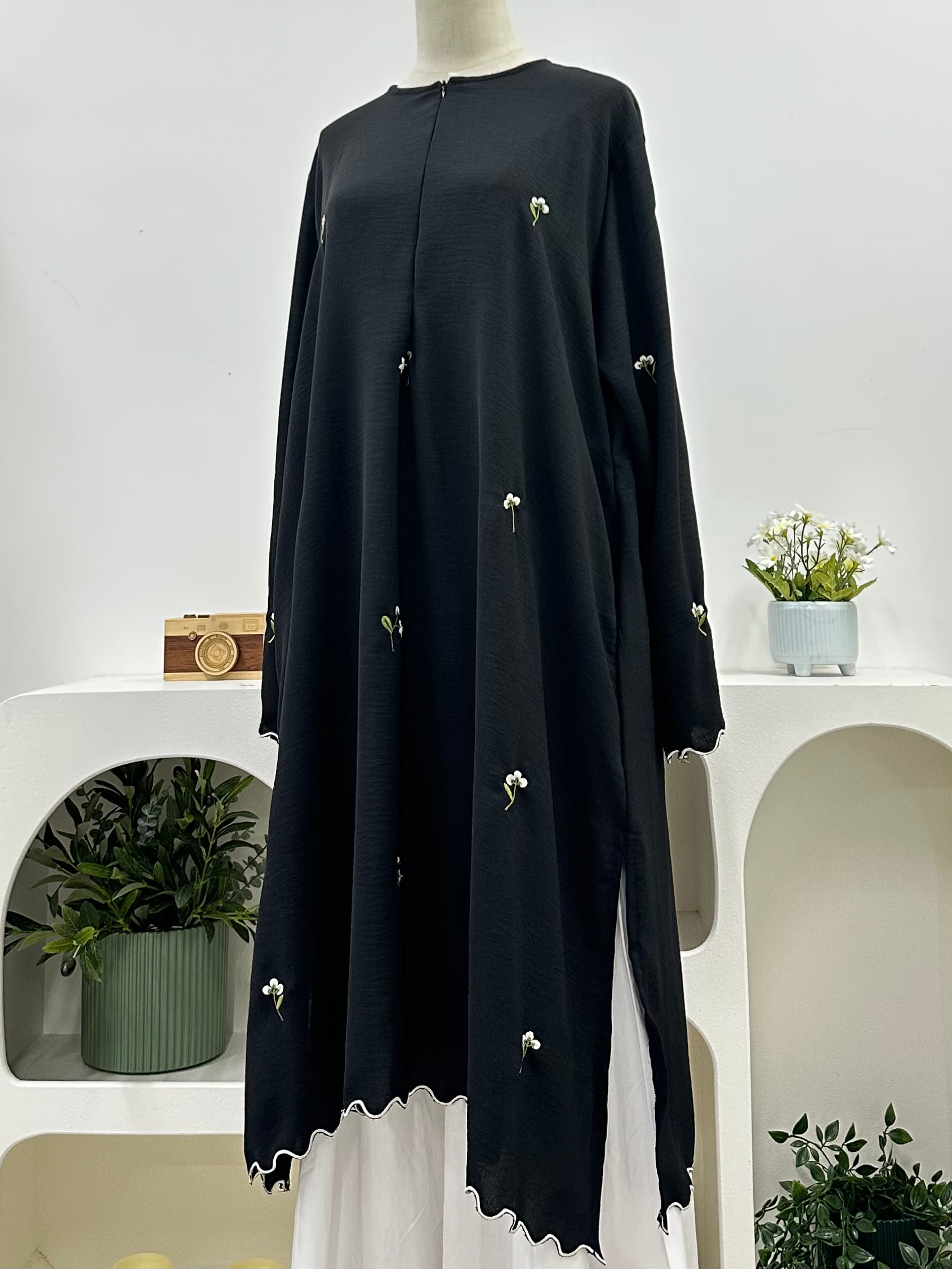 Flower Petal Crinkle Tunic
