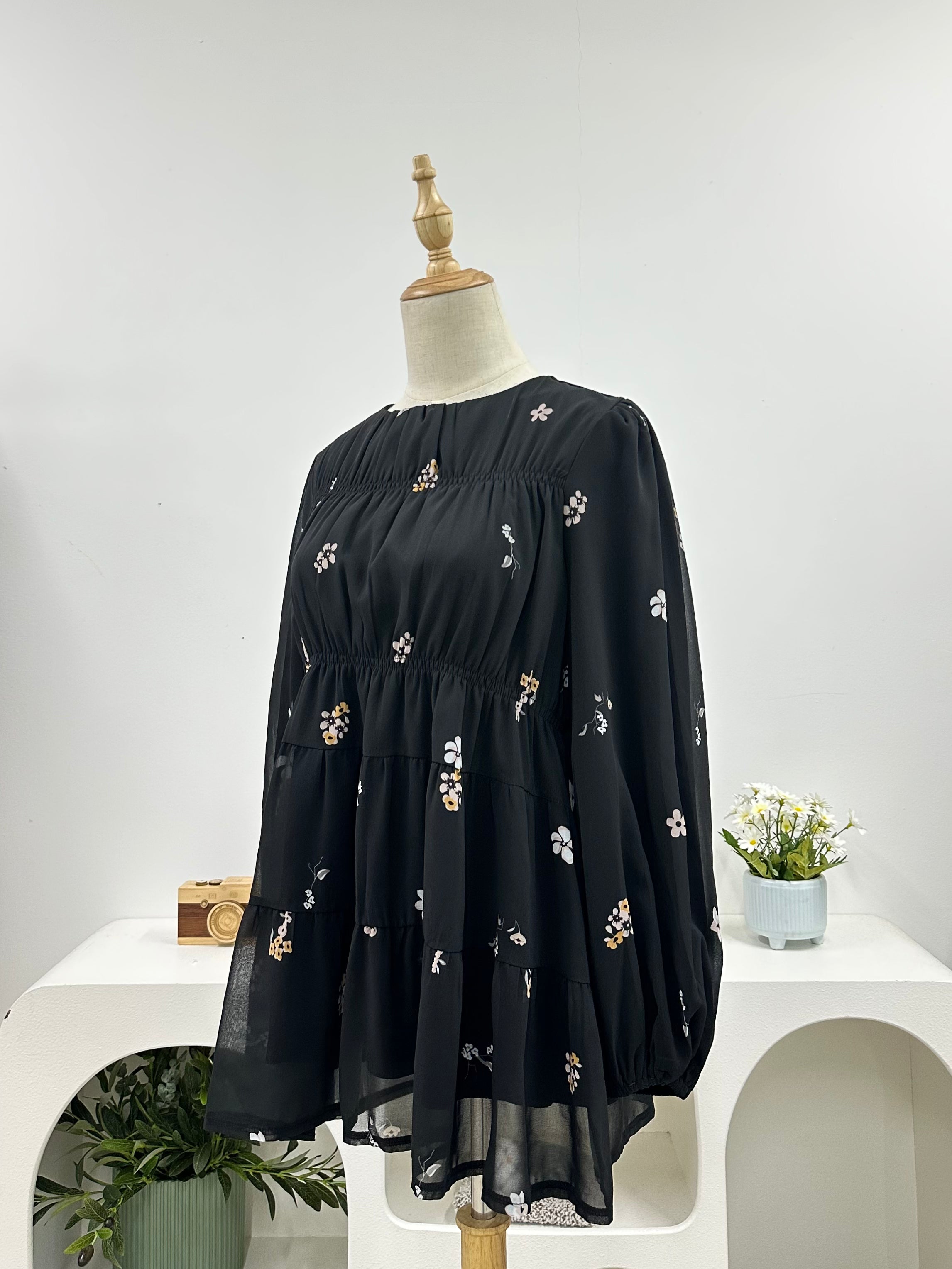 Freya Printed Ruched Top