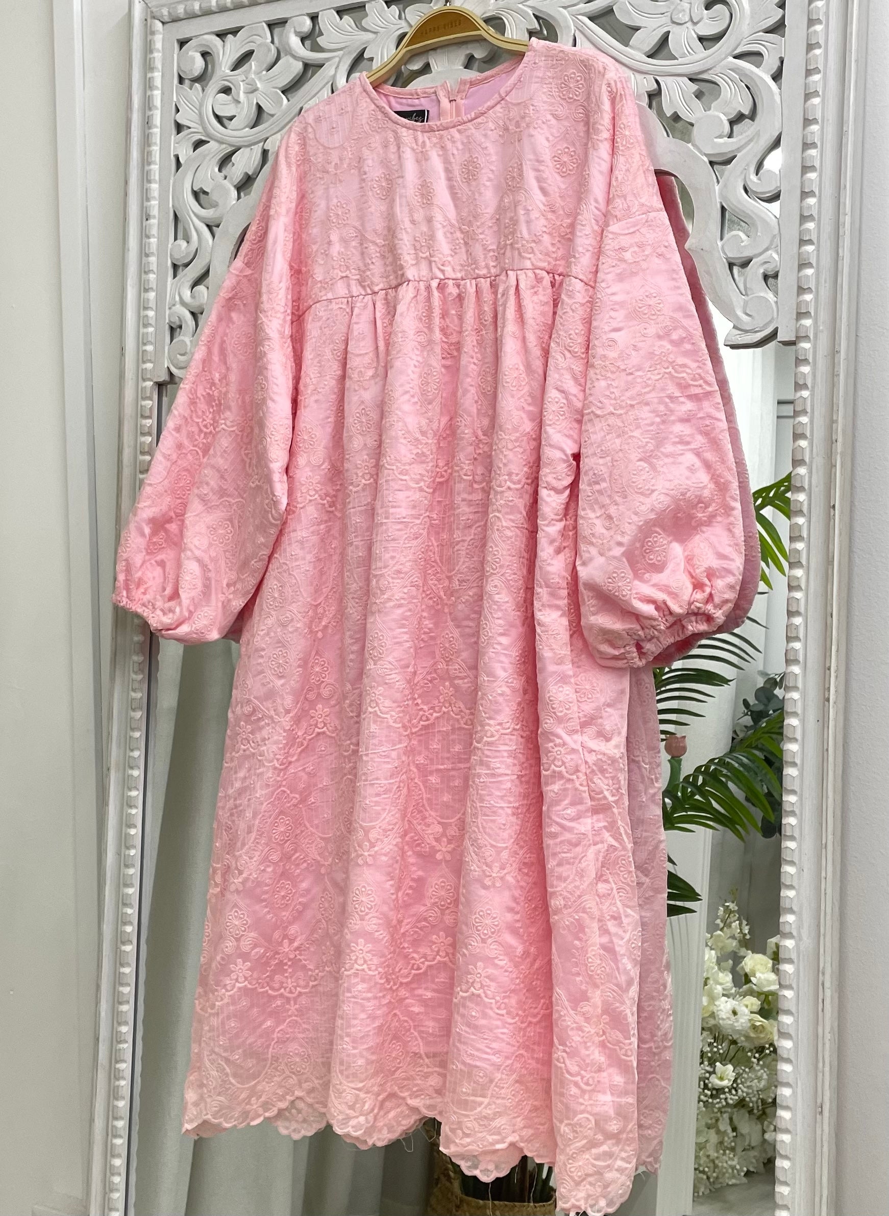Willow Cloud Embo Tunic HV Label