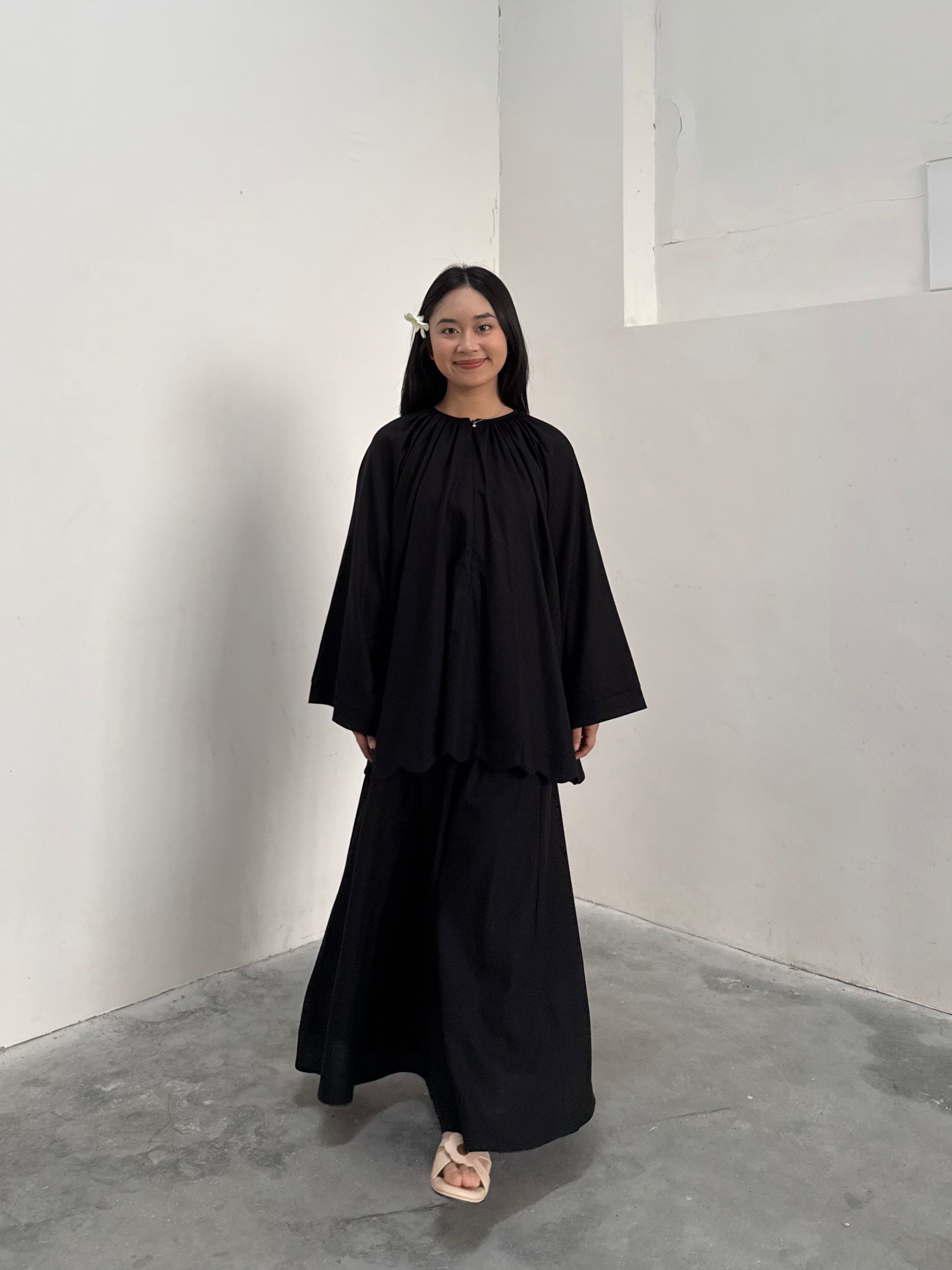Allure Plain Skirt Set