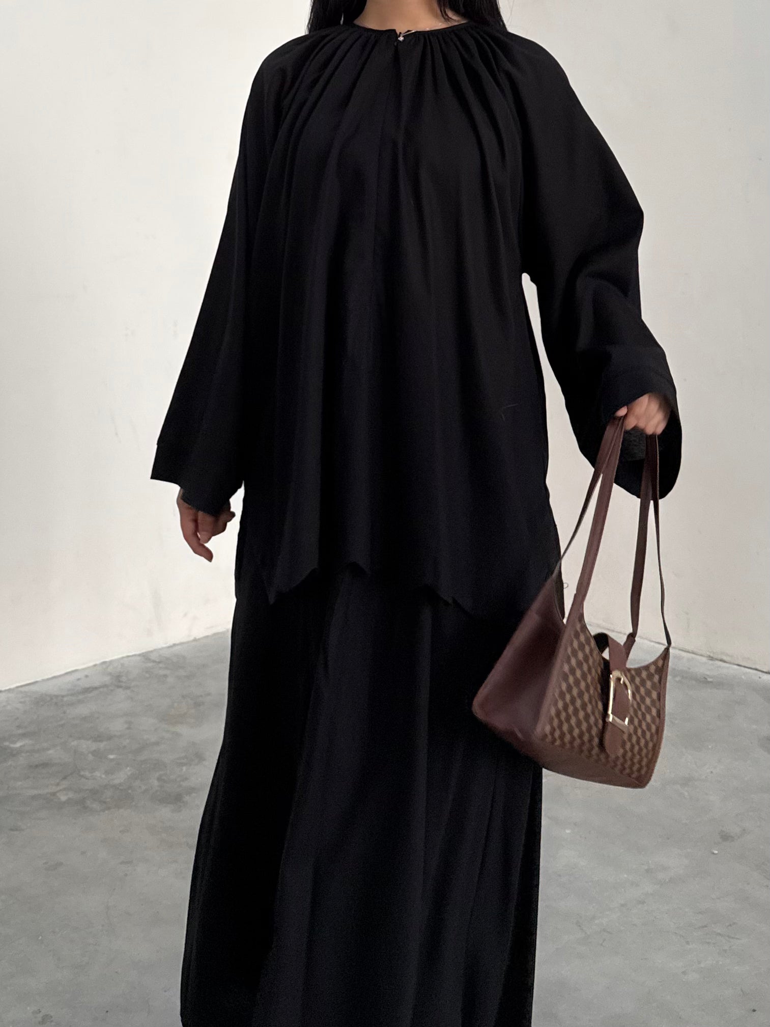 Allure Plain Skirt Set