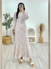 Load image into Gallery viewer, Mermaid Pink Rose Dress