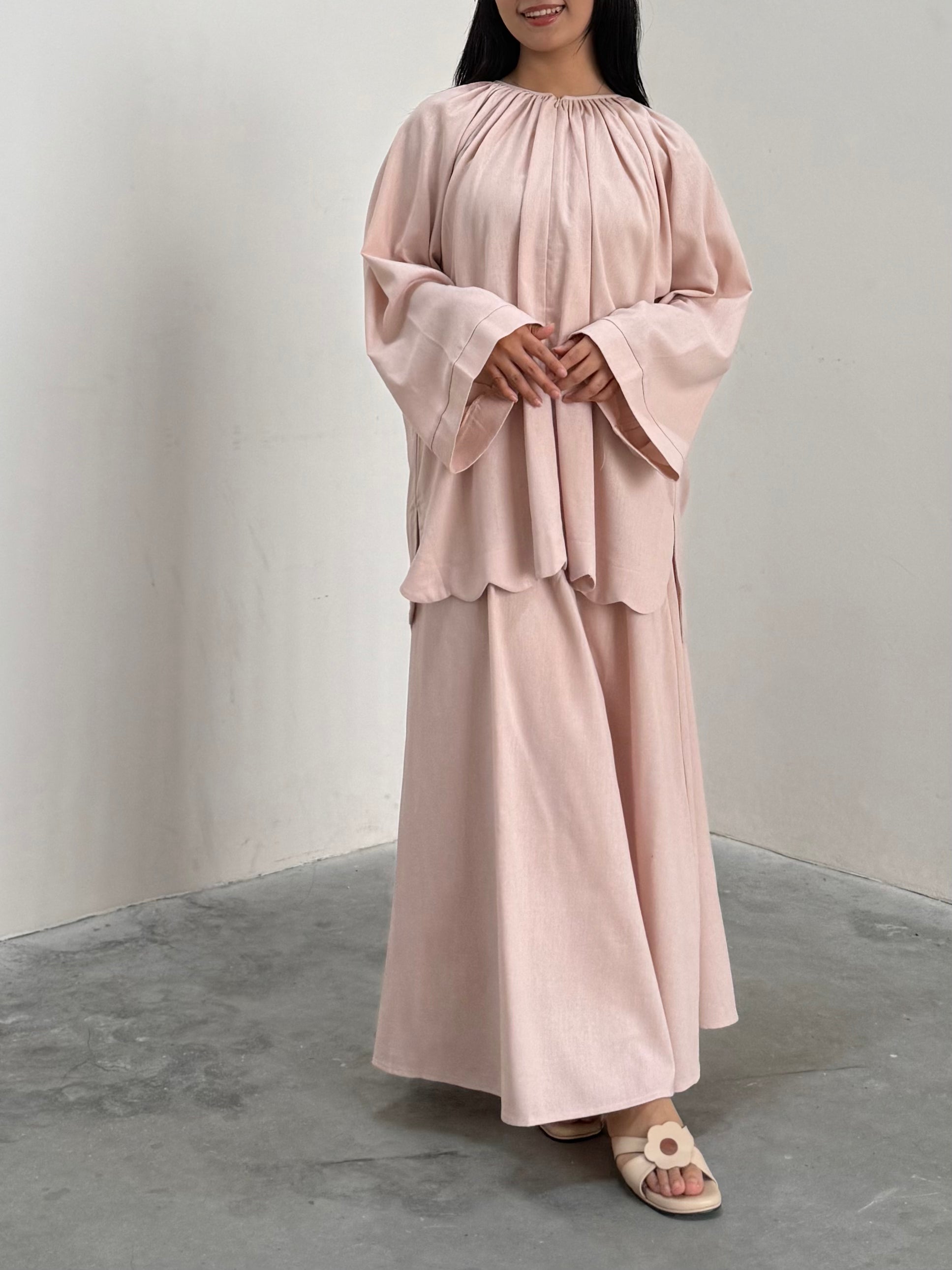 Allure Plain Skirt Set