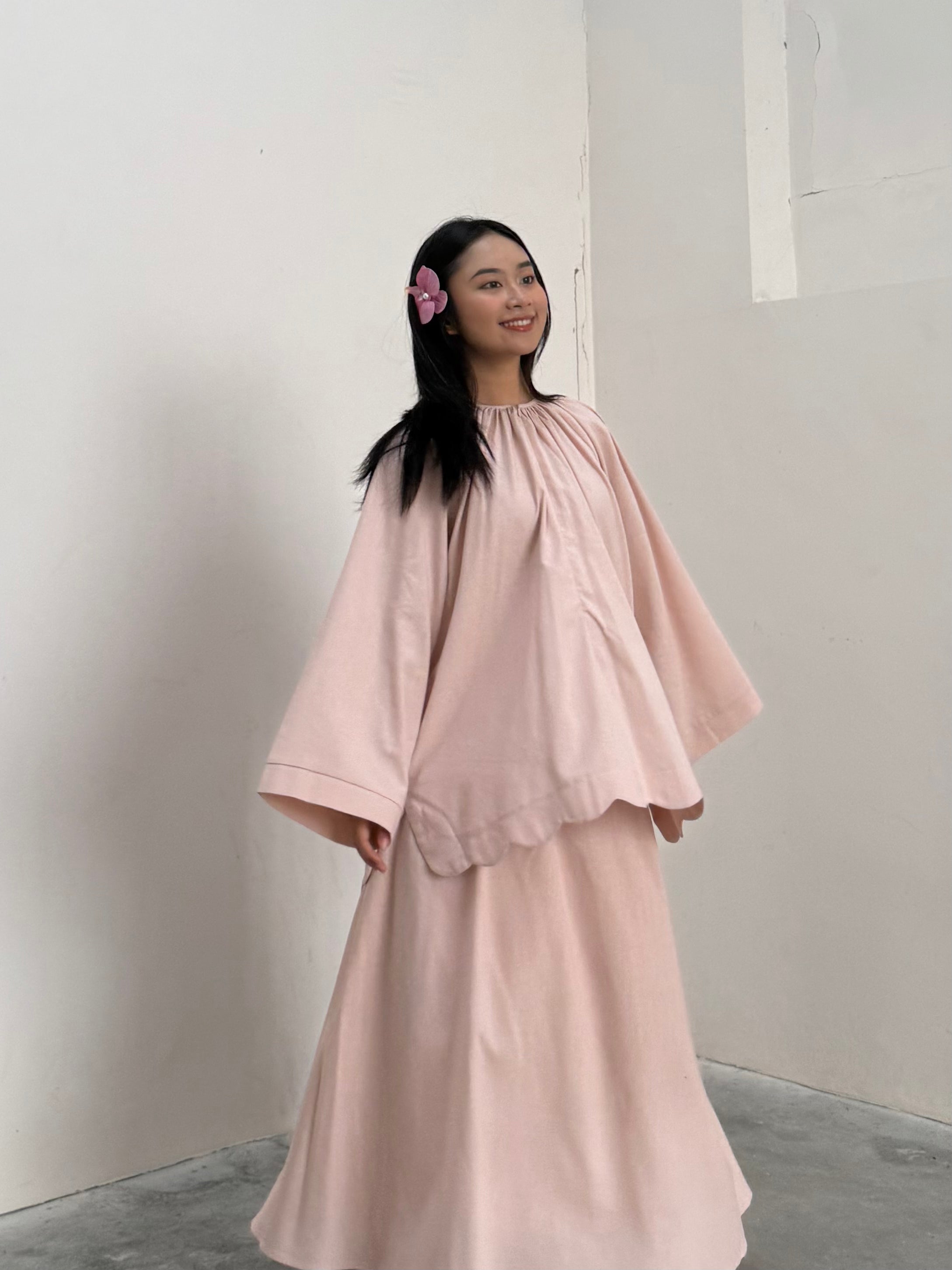 Allure Plain Skirt Set