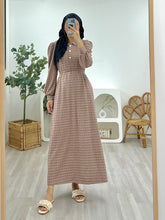 Load image into Gallery viewer, Tweed Floor-Length Dress