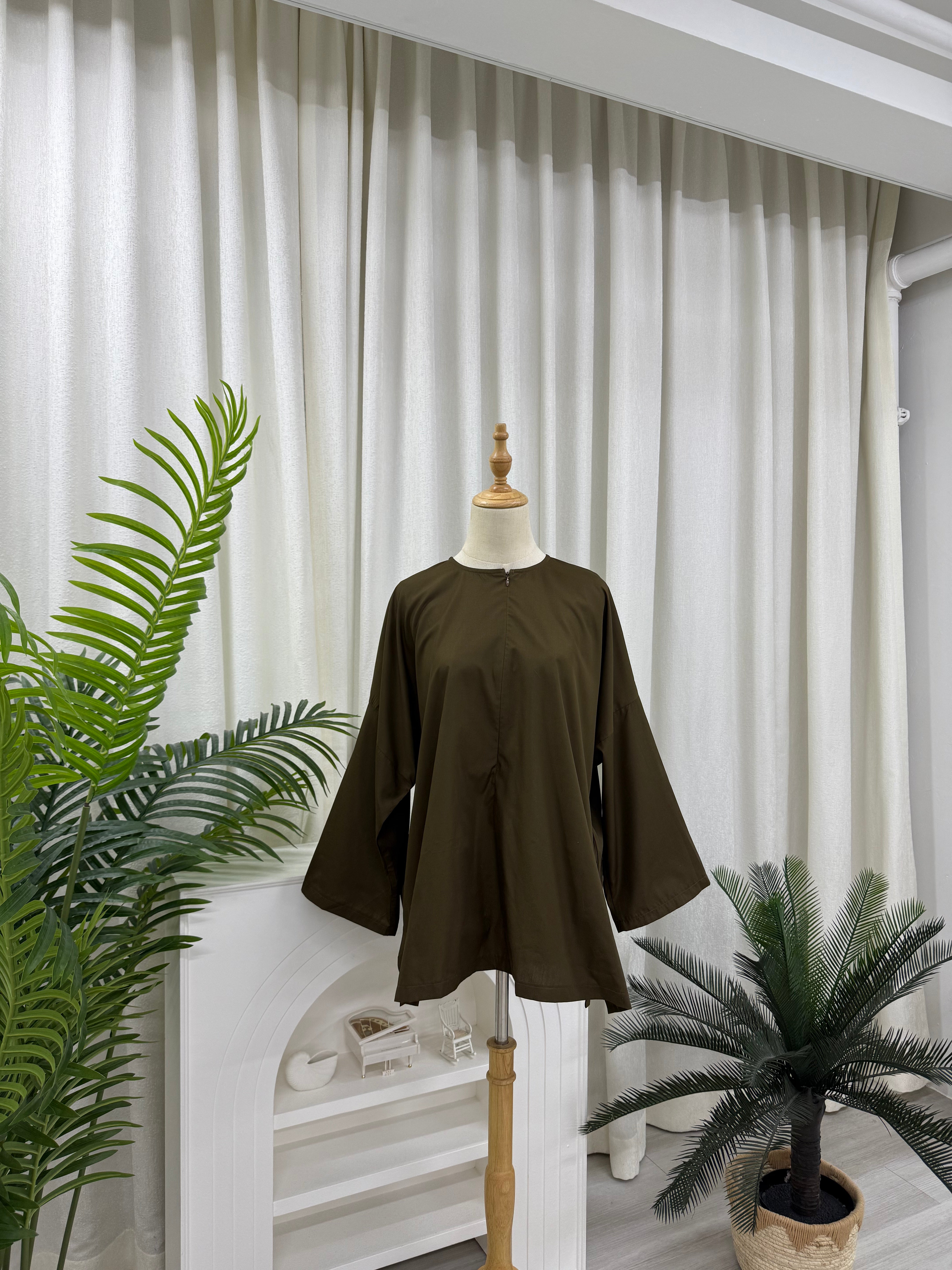 Zora Breezy Oversized Blouse
