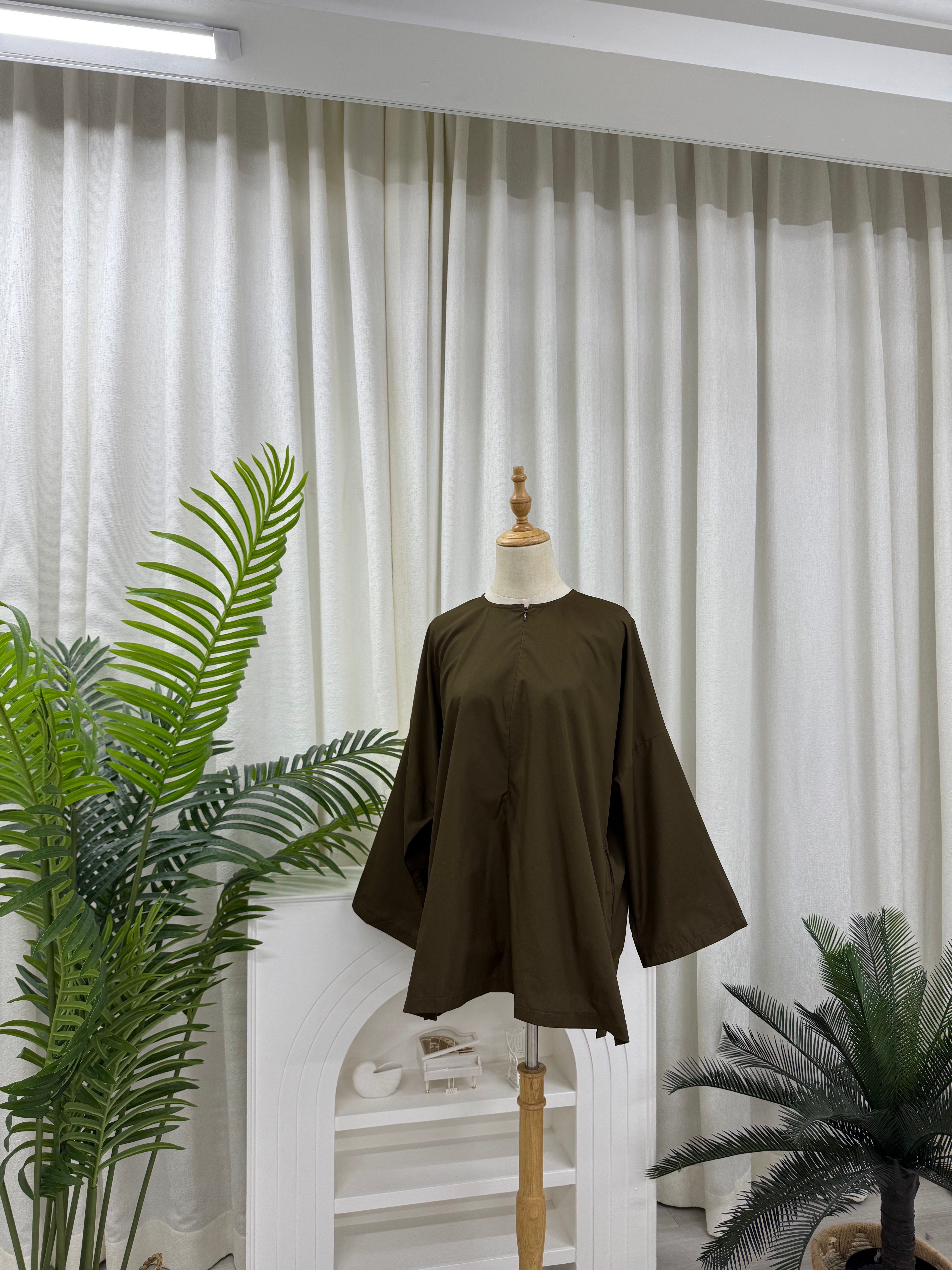 Zora Breezy Oversized Blouse