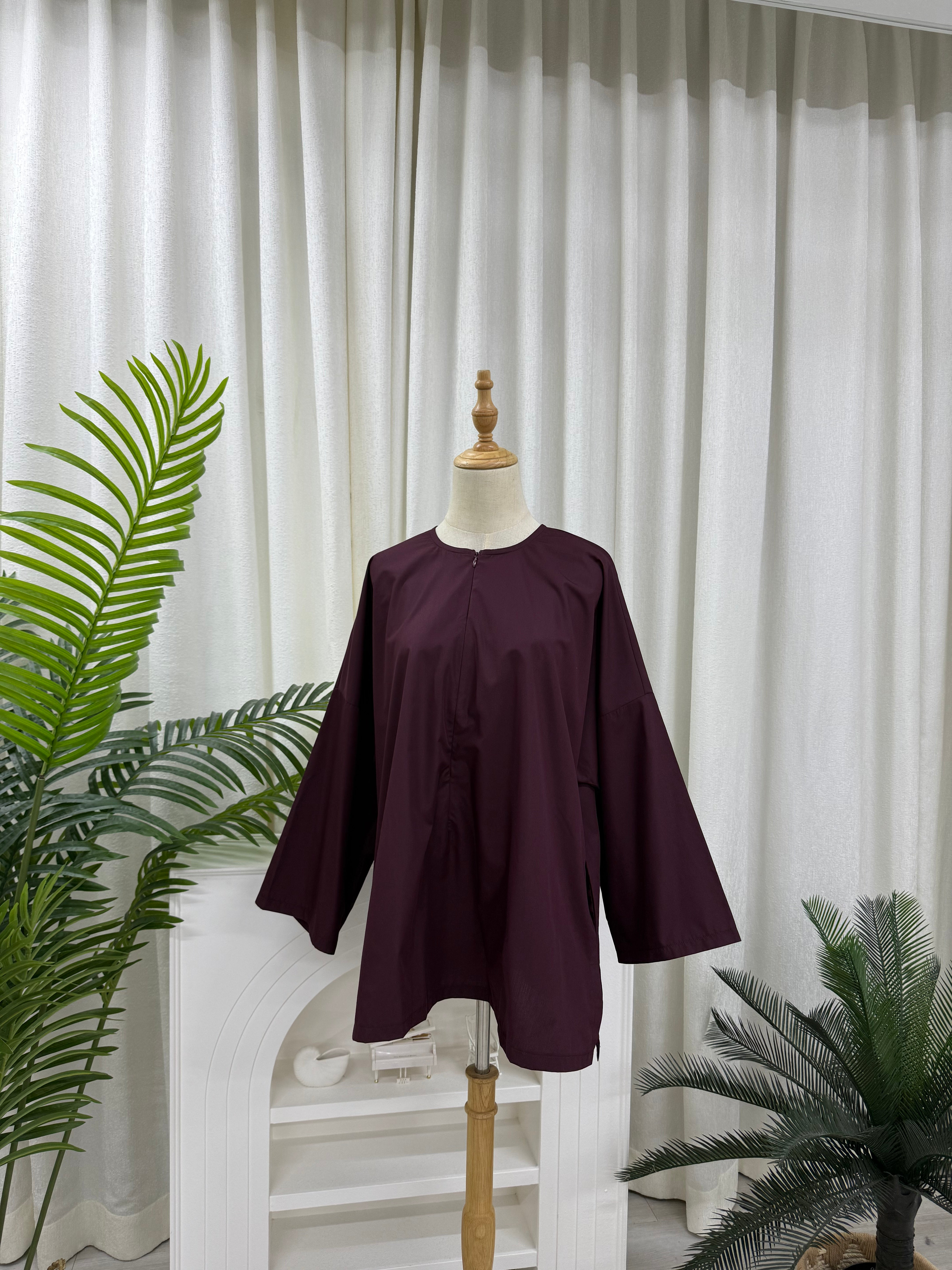 Zora Breezy Oversized Blouse