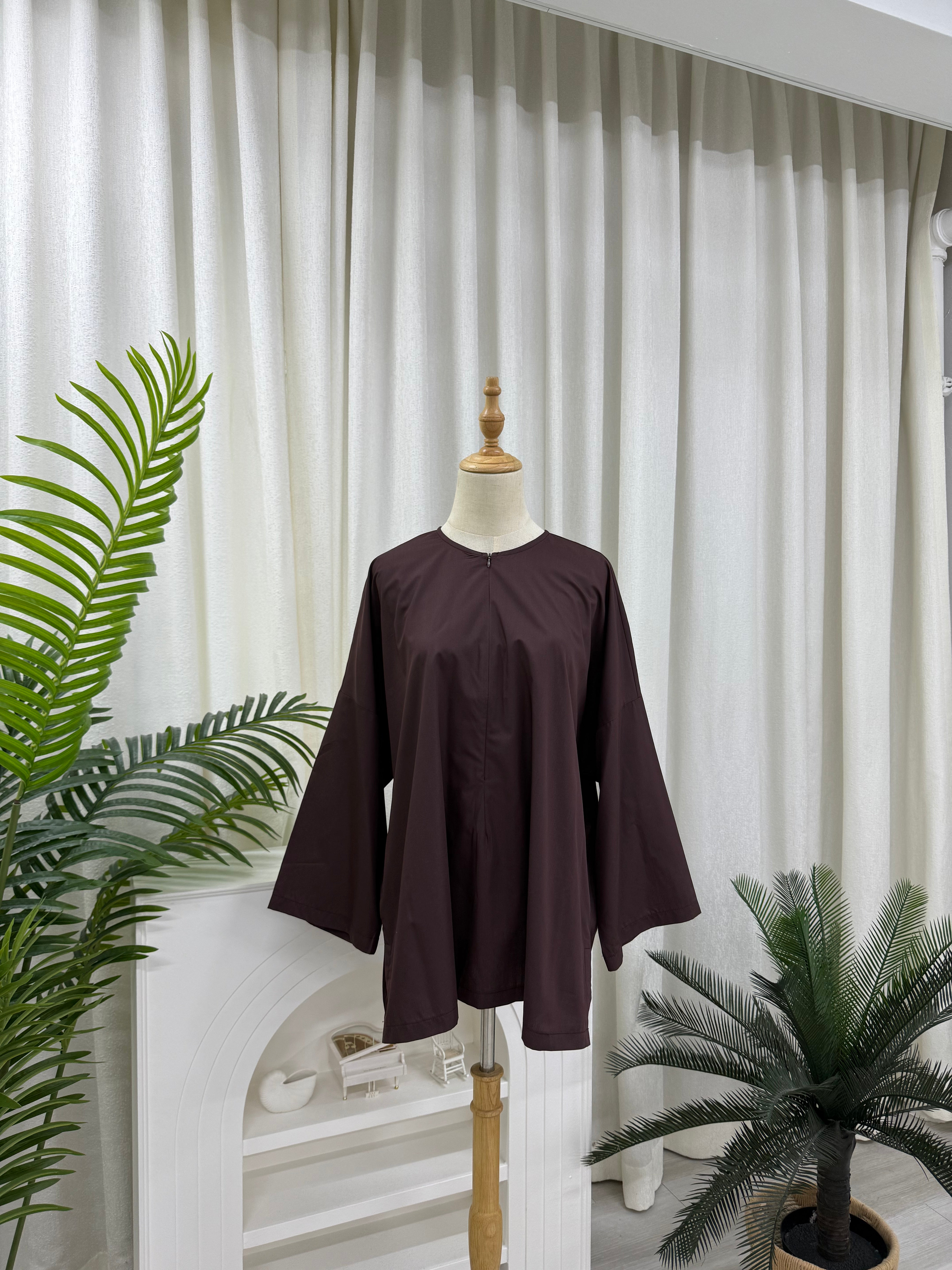 Zora Breezy Oversized Blouse