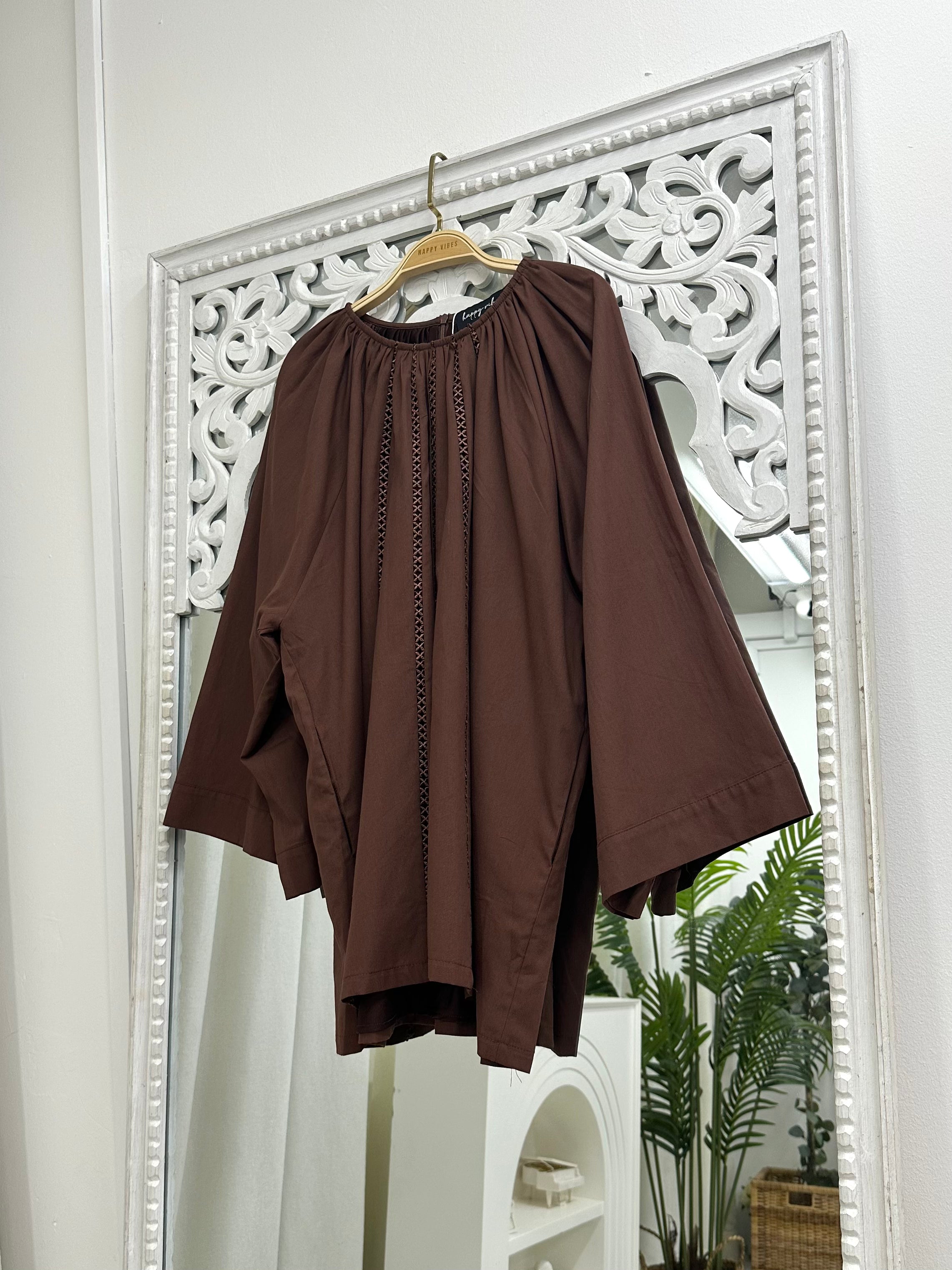 Ariana Lace Long Blouse