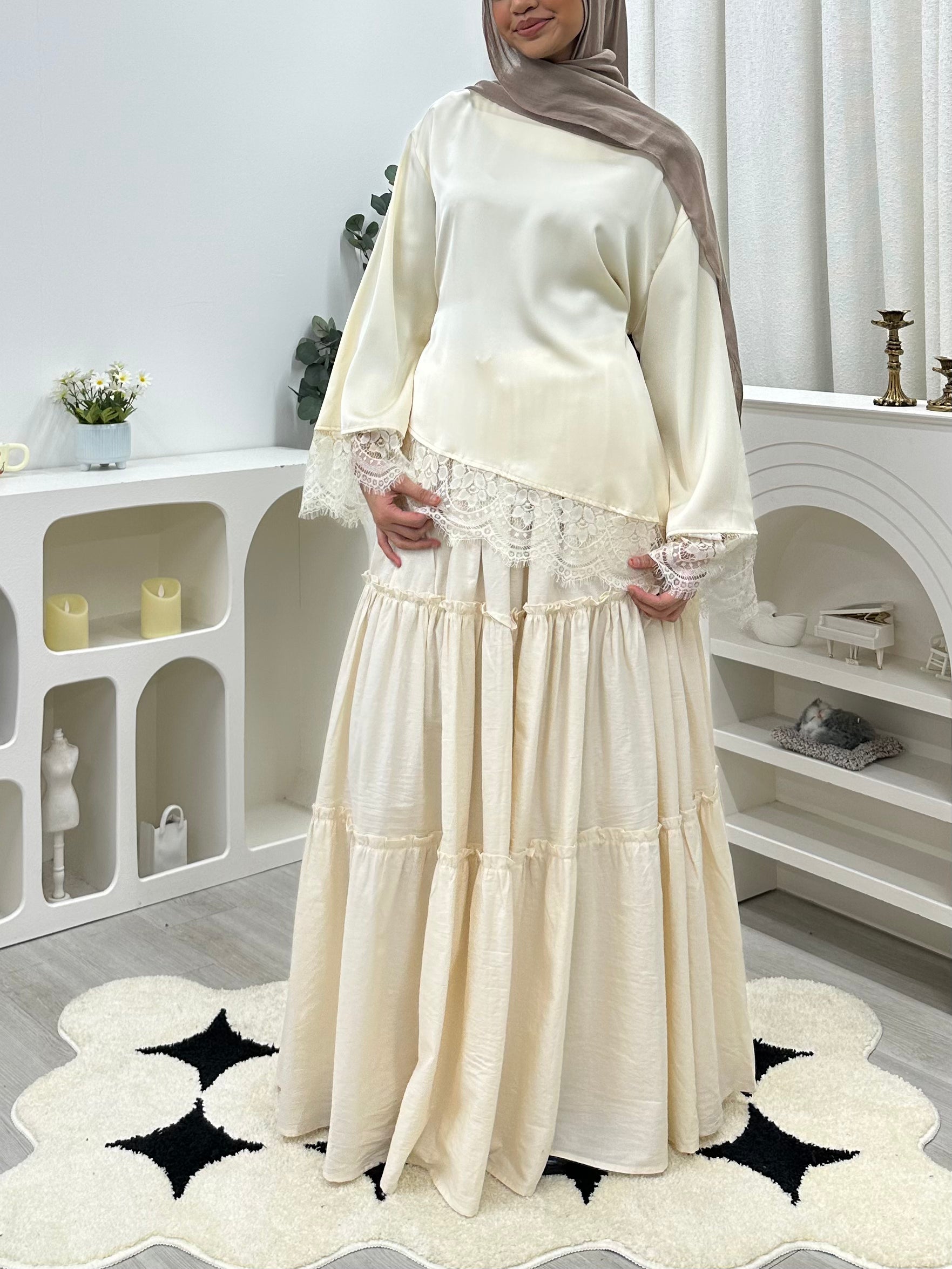 Valentina Satin Blouse HV LABEL Top