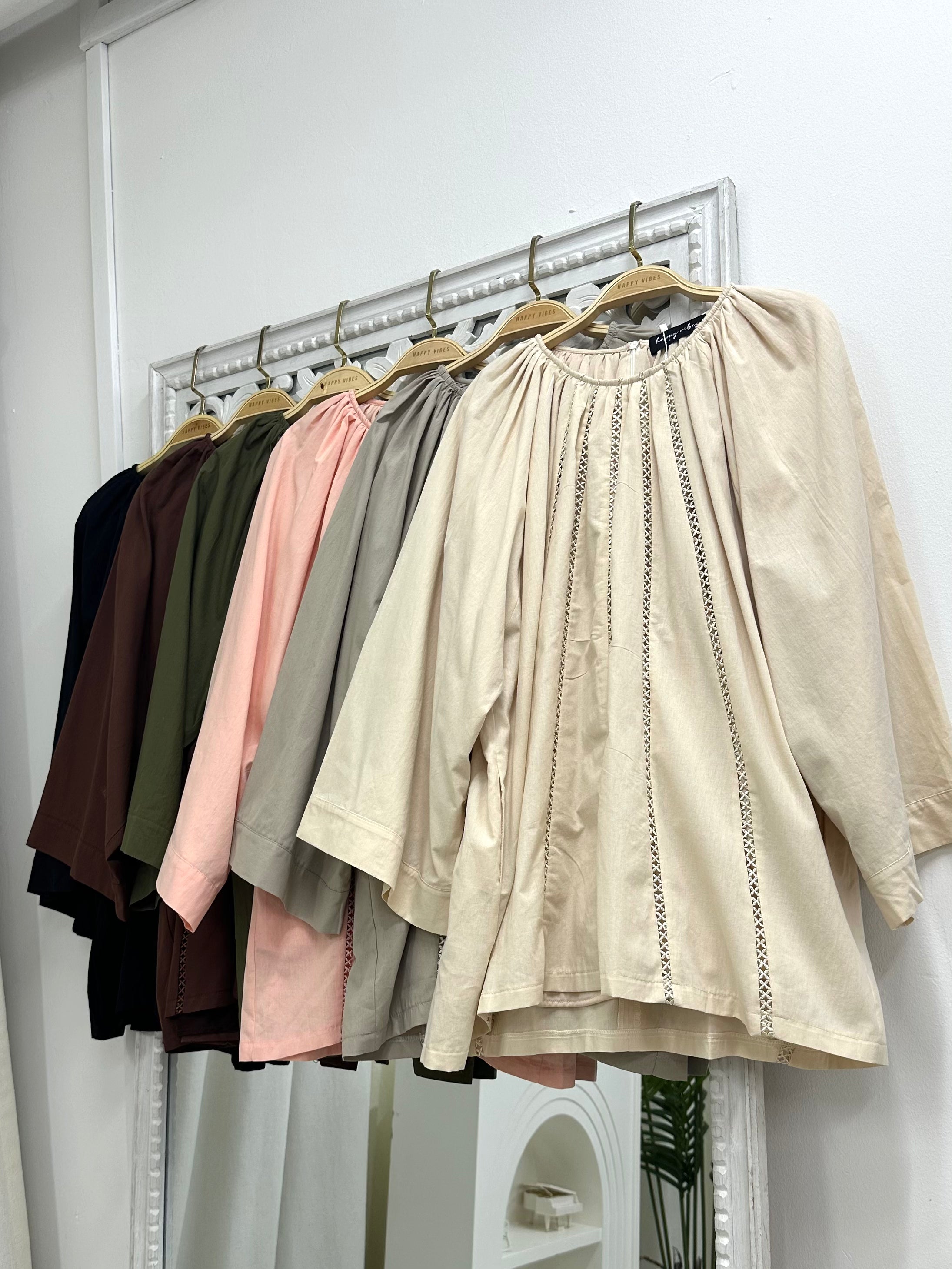 Ariana Lace Long Blouse