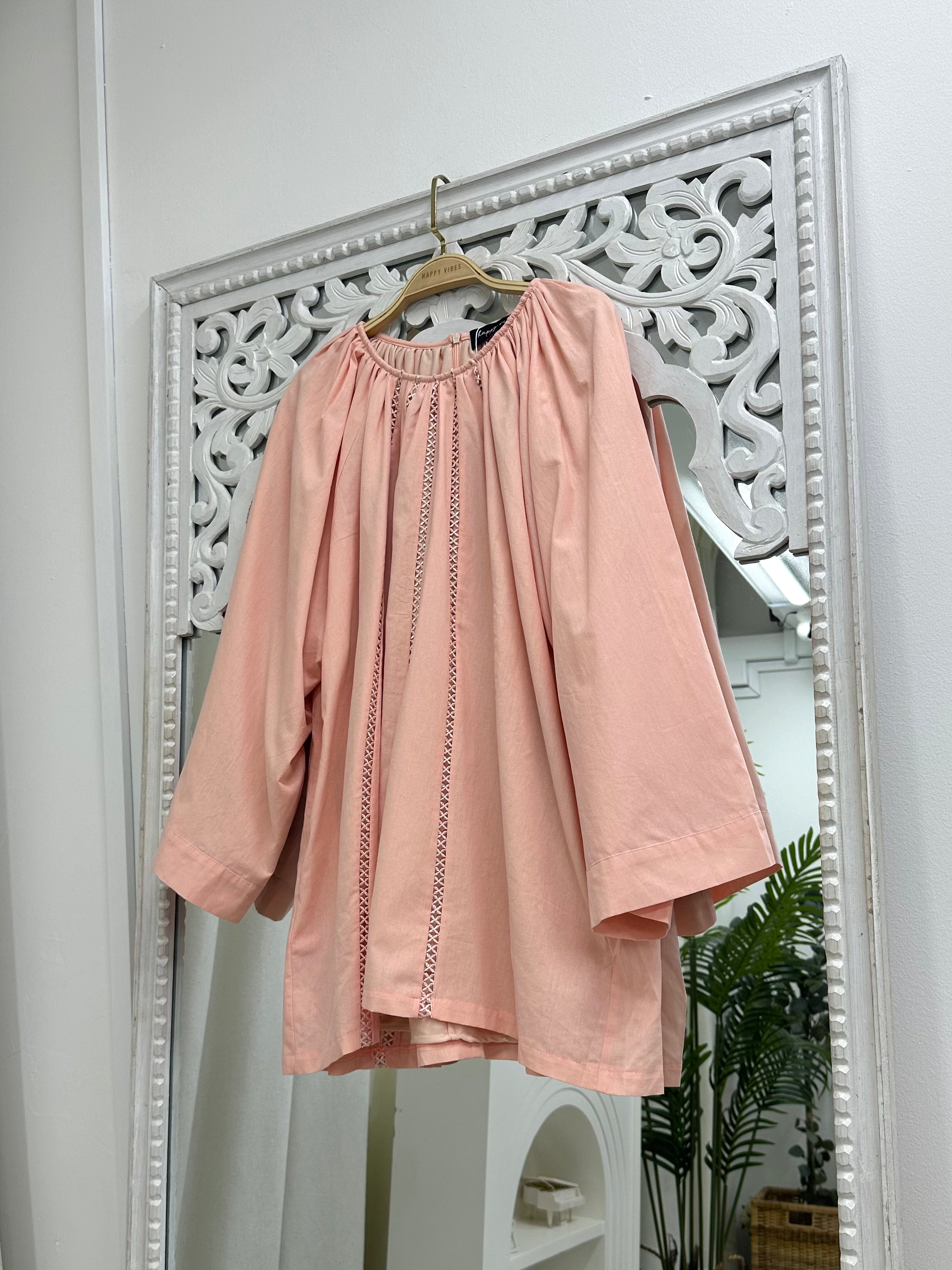 Ariana Lace Long Blouse