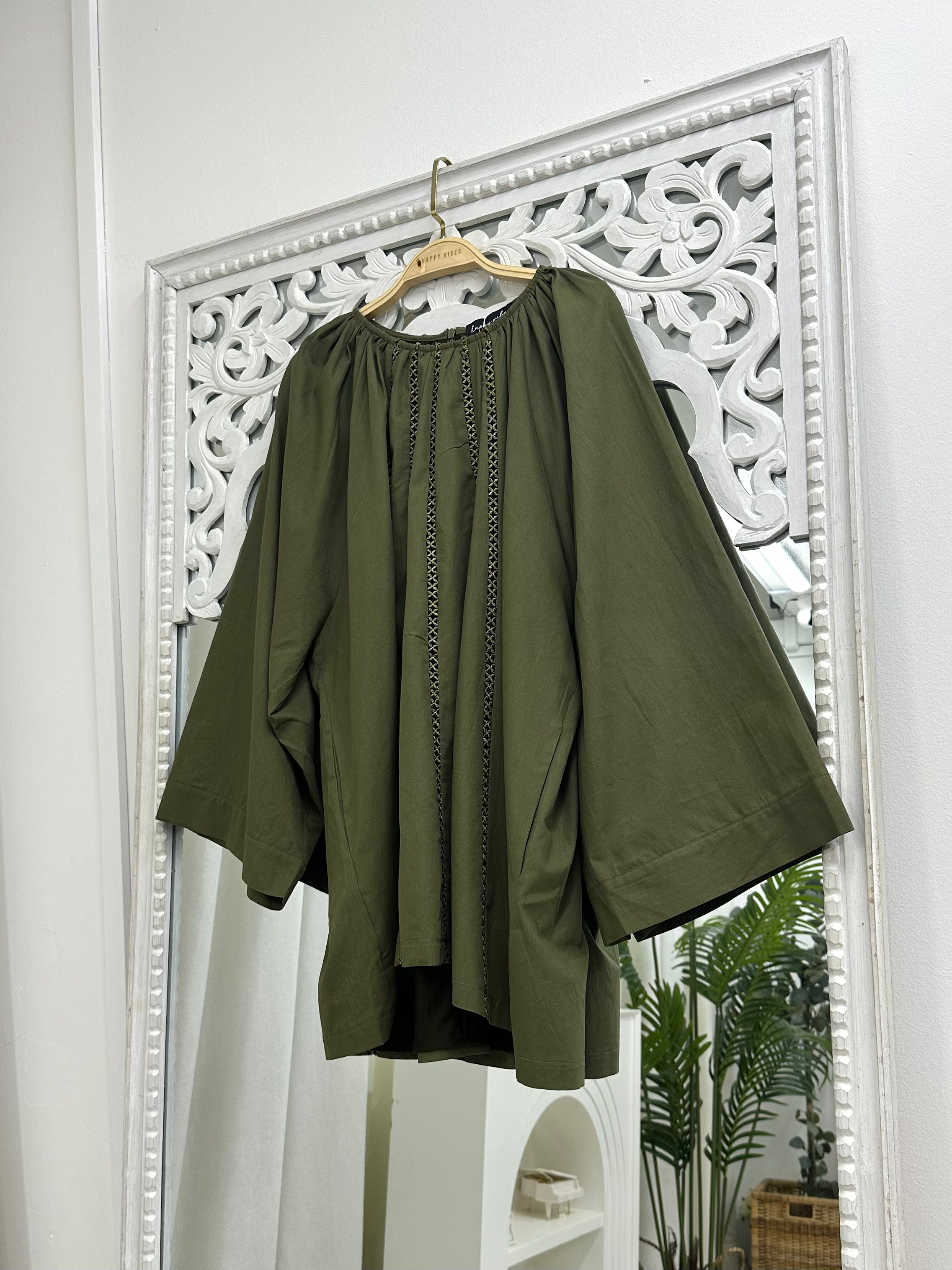 Ariana Lace Long Blouse