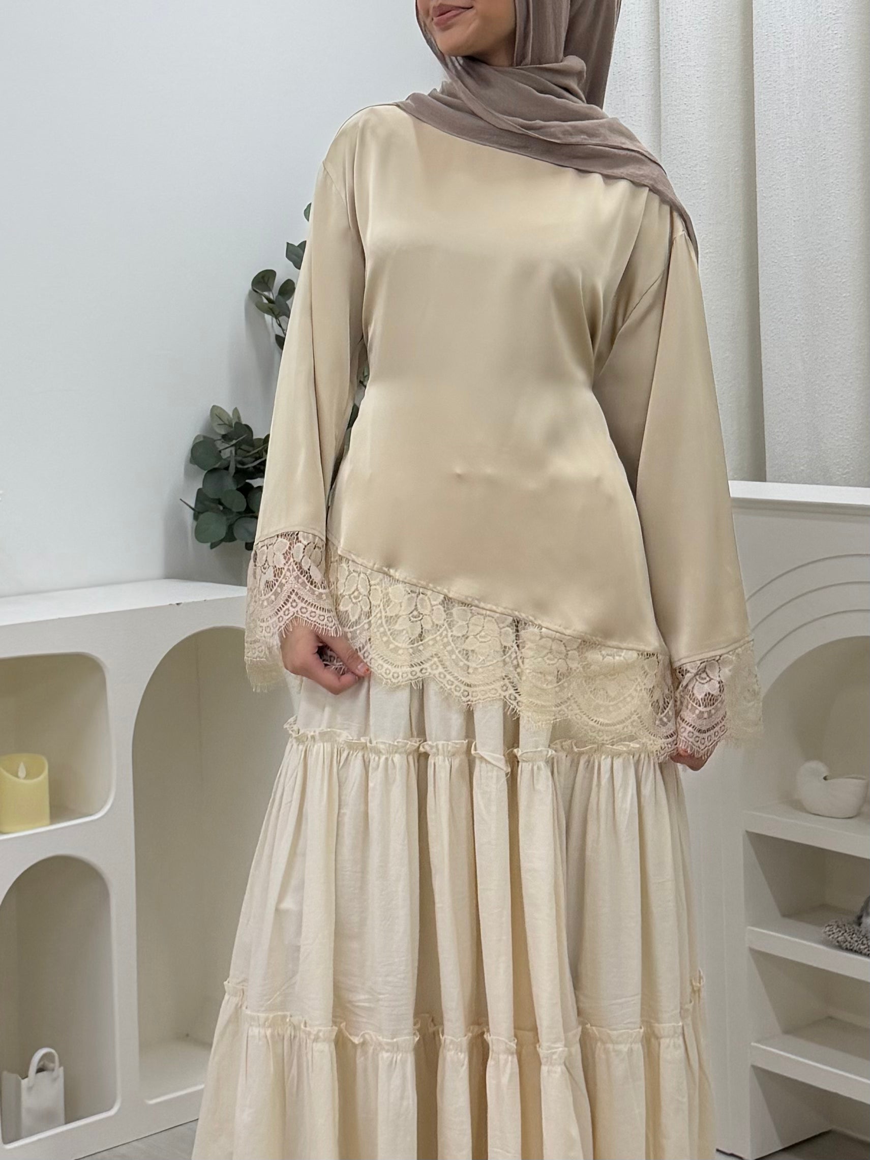 Valentina Satin Blouse HV LABEL Top