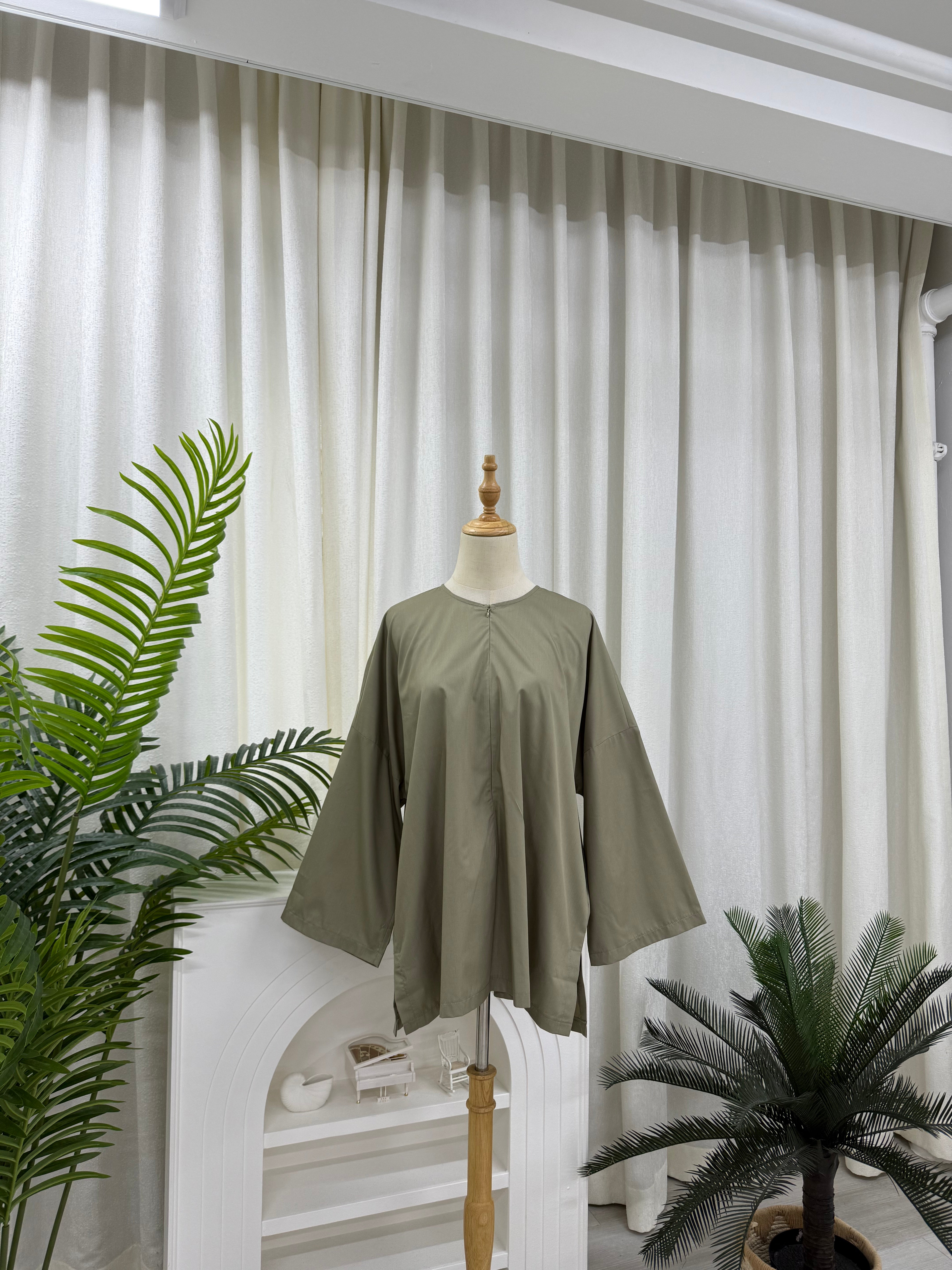 Zora Breezy Oversized Blouse