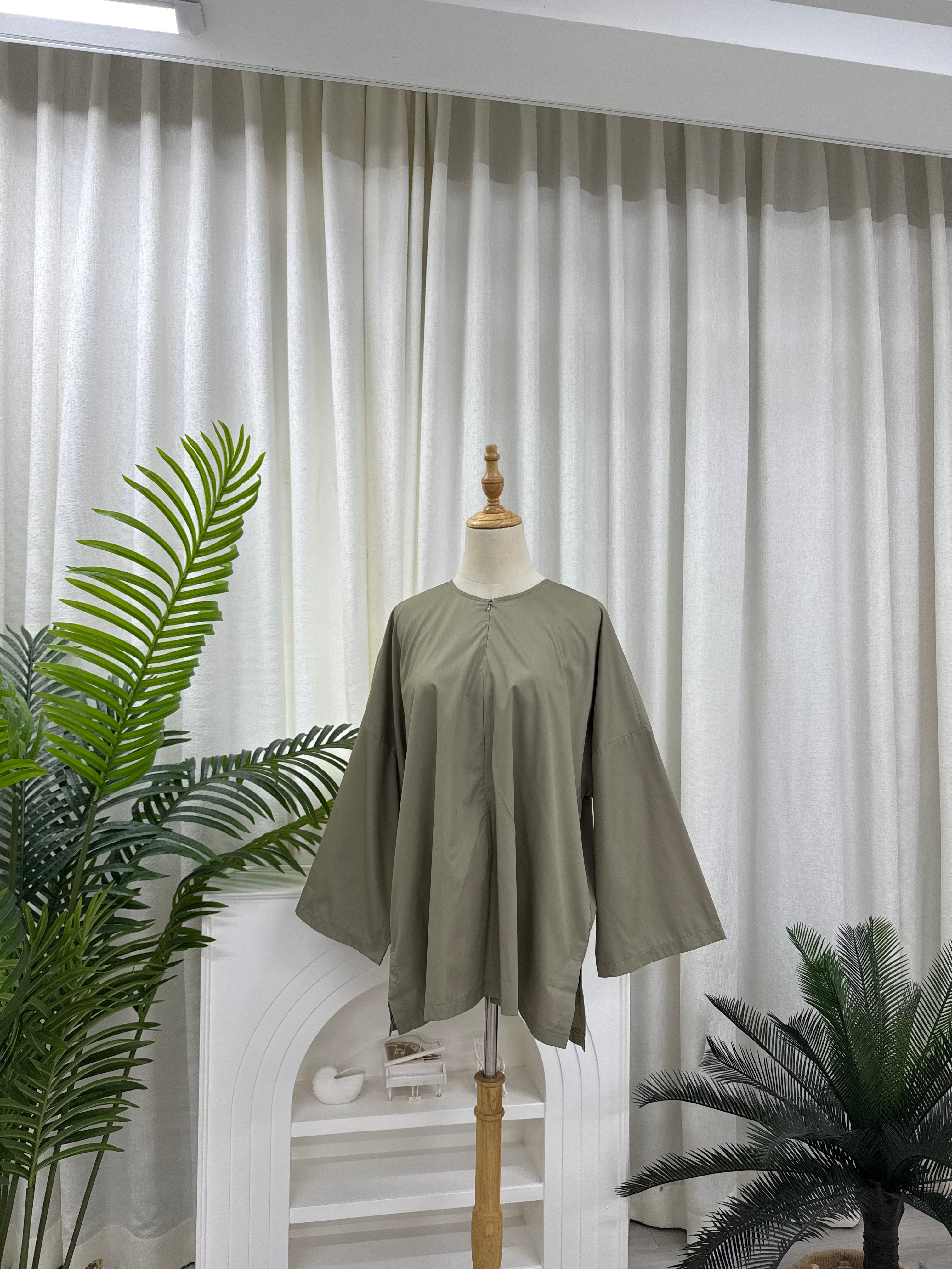 Zora Breezy Oversized Blouse