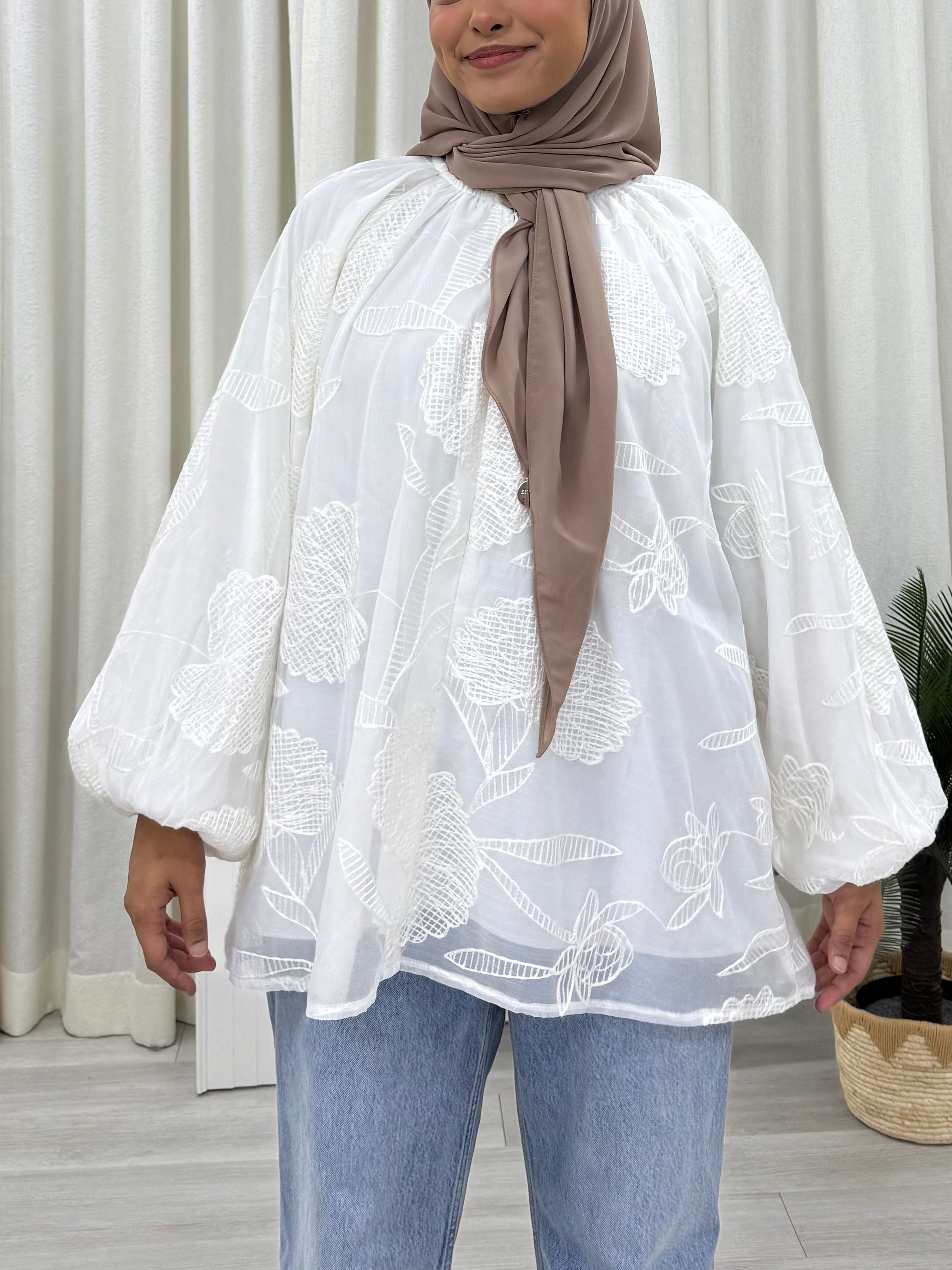 Fleur Organza Top (Nursing Friendly)