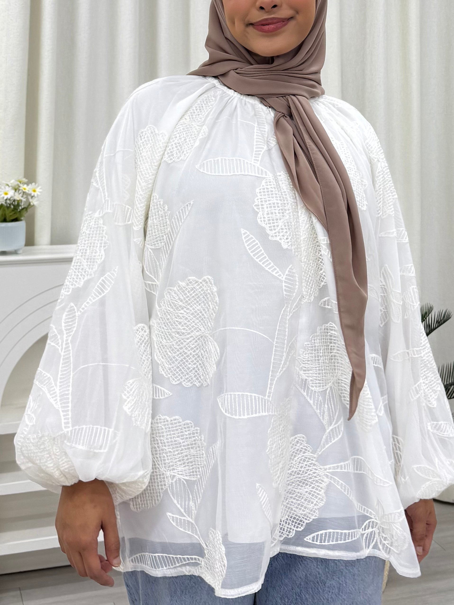 Fleur Organza Top (Nursing Friendly)