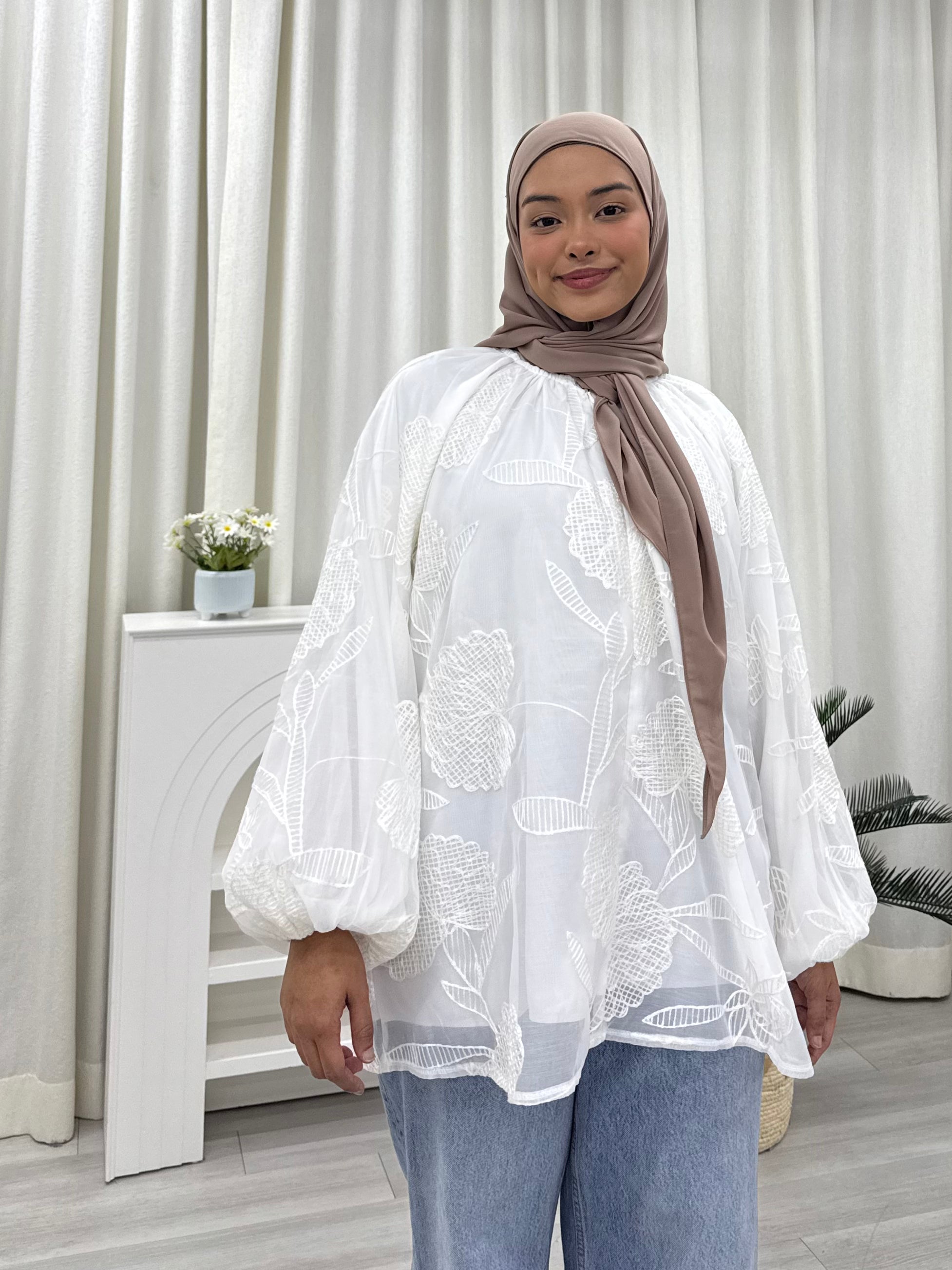 Fleur Organza Top (Nursing Friendly)