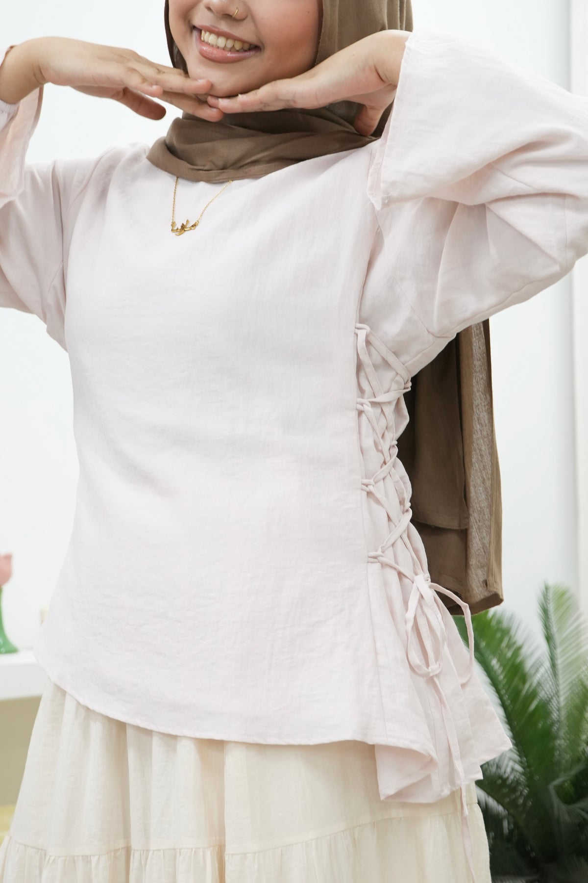 Serene Side Corset Blouse