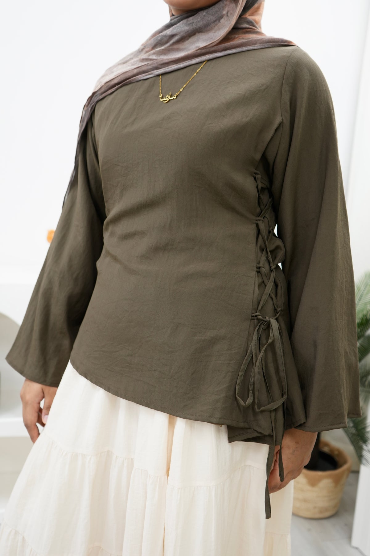 Serene Side Corset Blouse