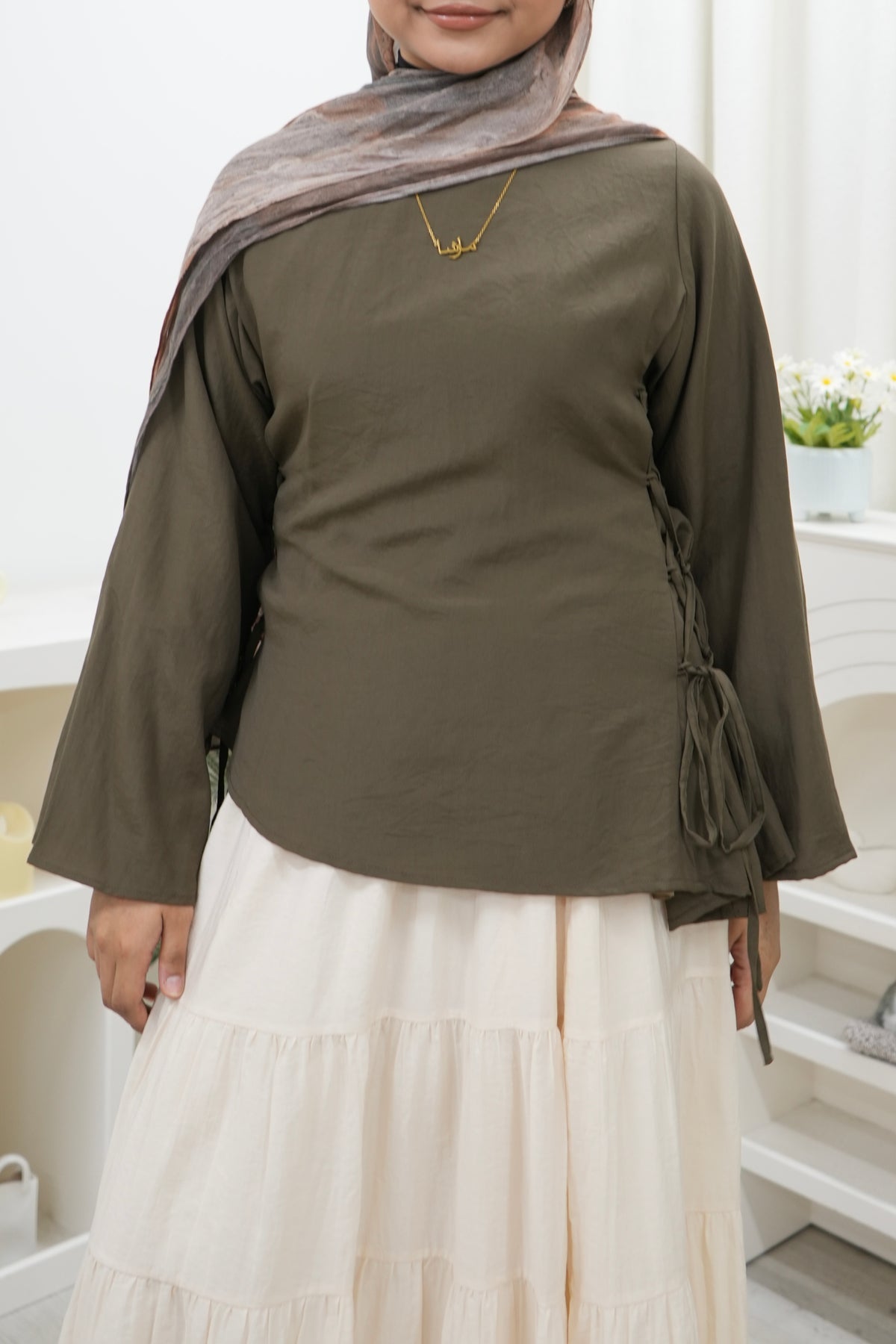 Serene Side Corset Blouse