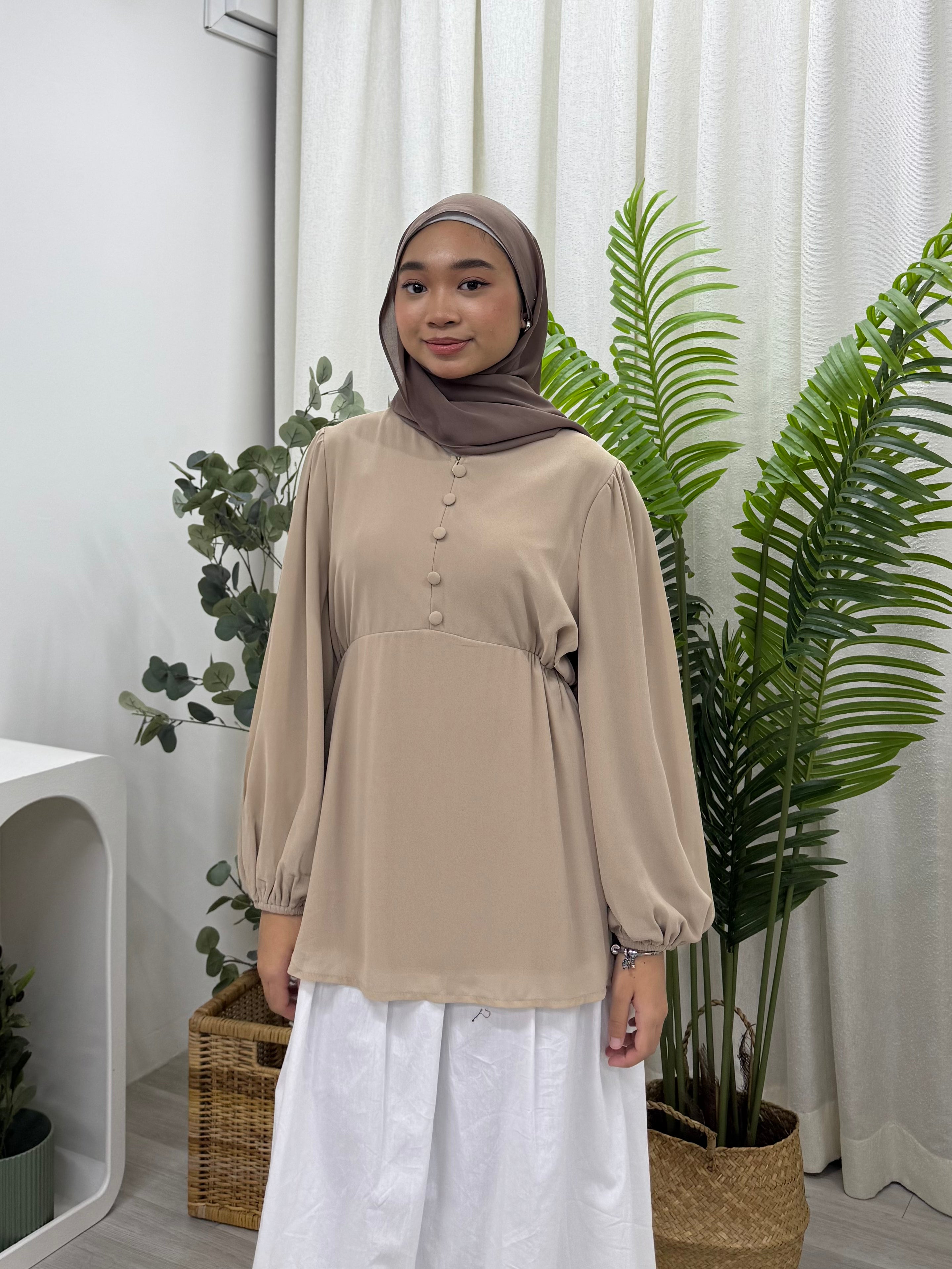 Arabella Flare Peplum Top