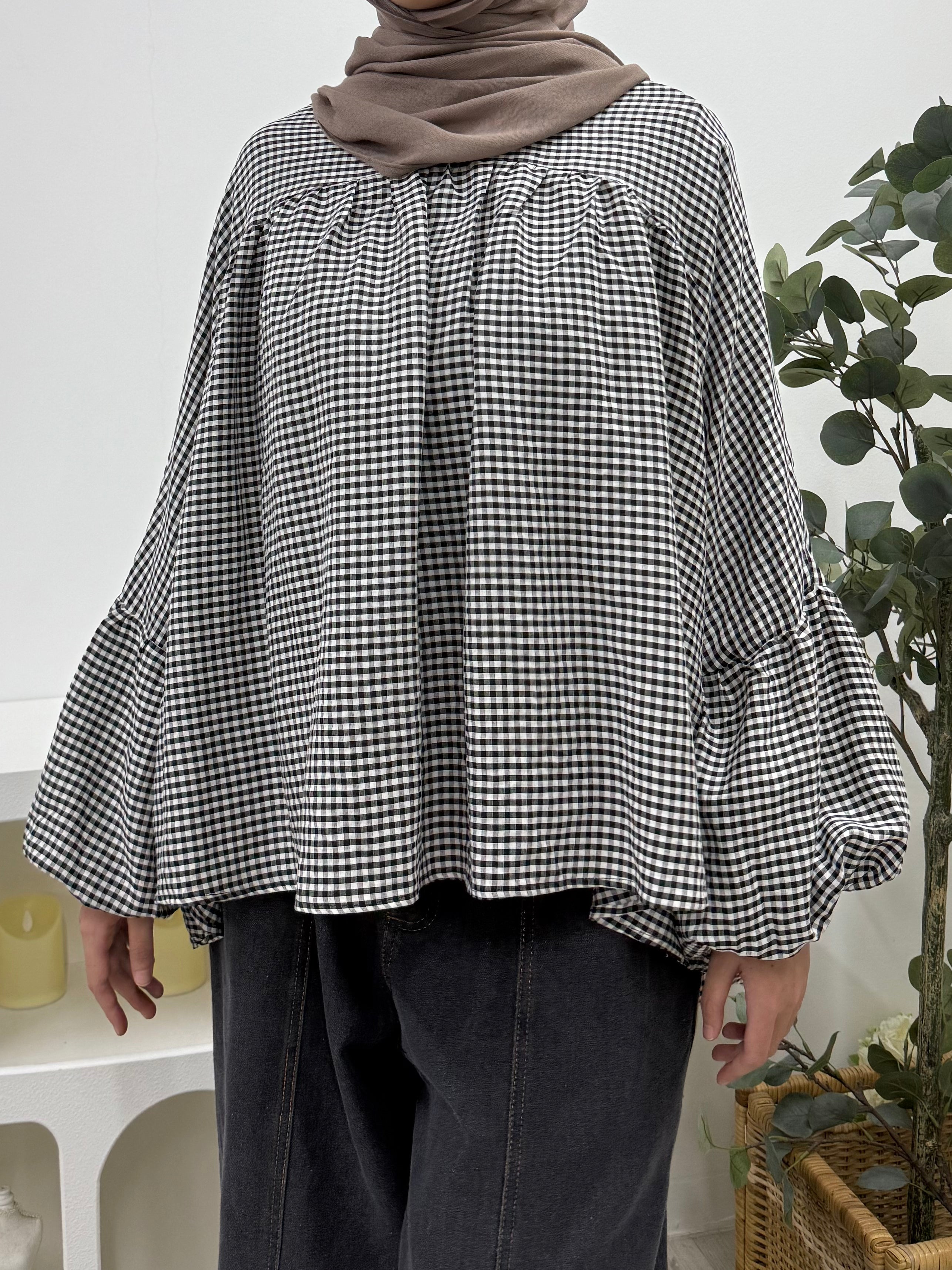 Winne Puff Sleeve Blouse HV Label