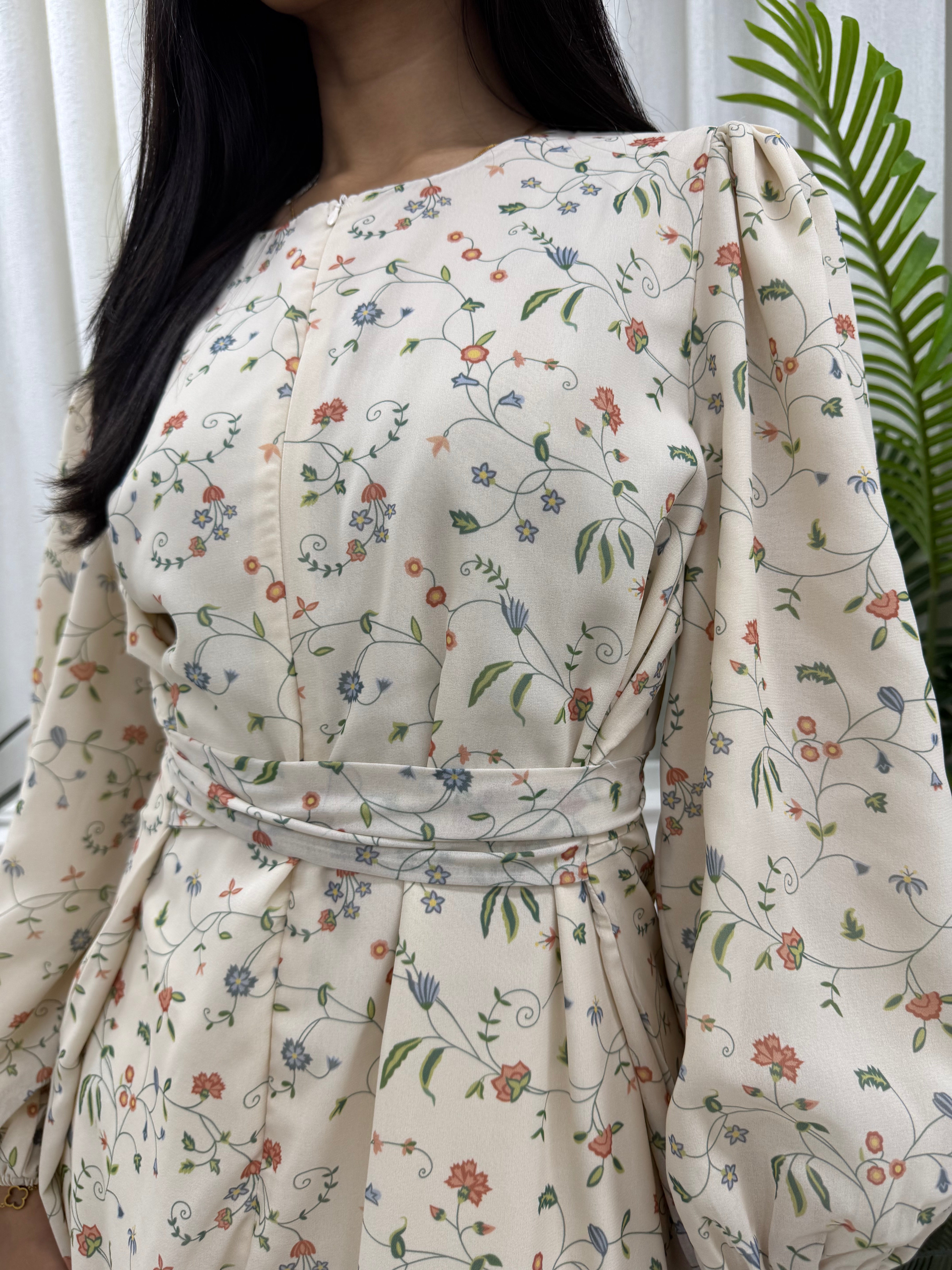 Luxe Printed Elegant Dress