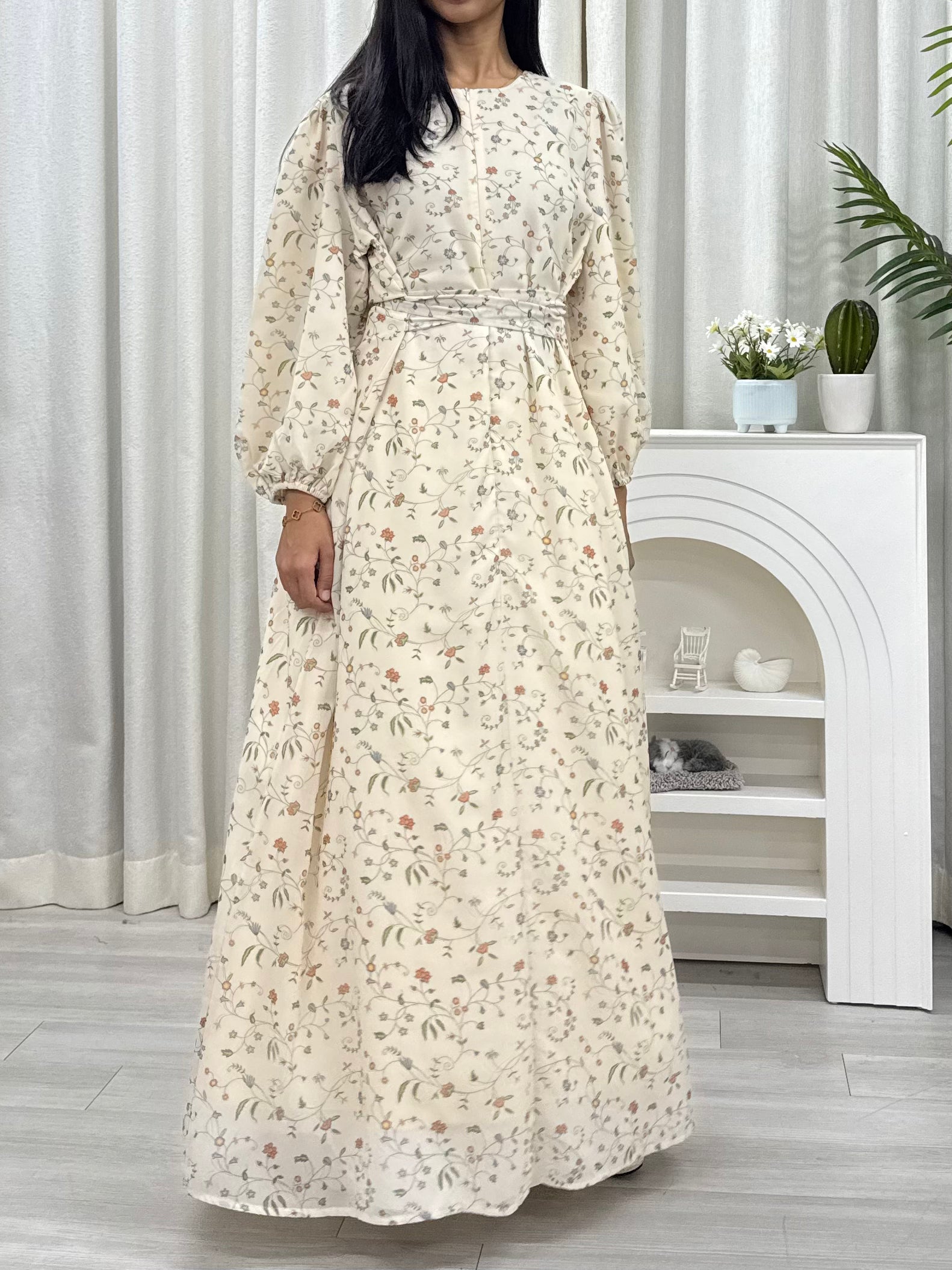 Luxe Printed Elegant Dress