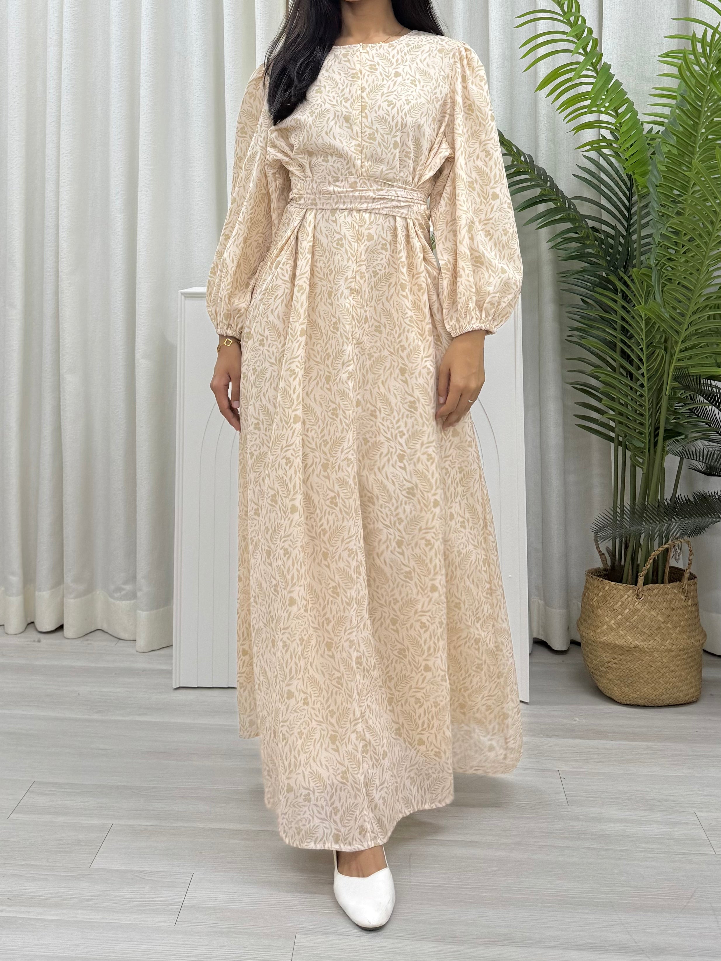 Luxe Printed Elegant Dress