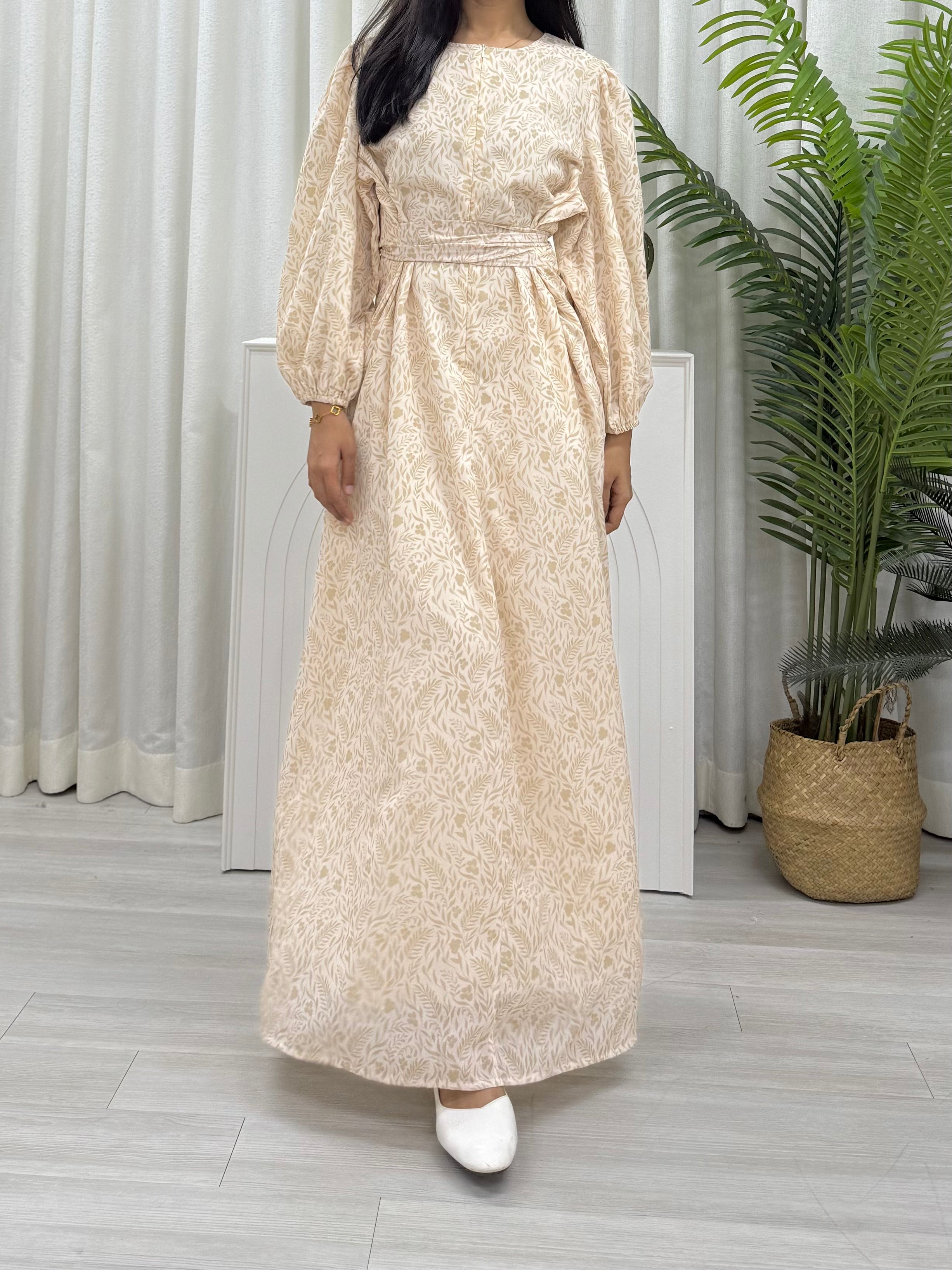 Luxe Printed Elegant Dress