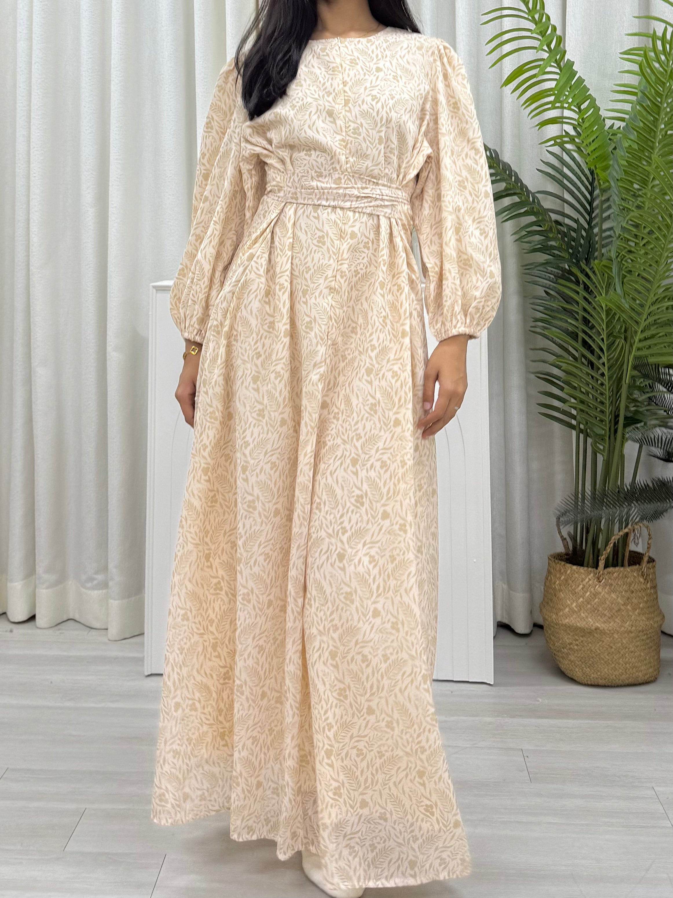 Luxe Printed Elegant Dress