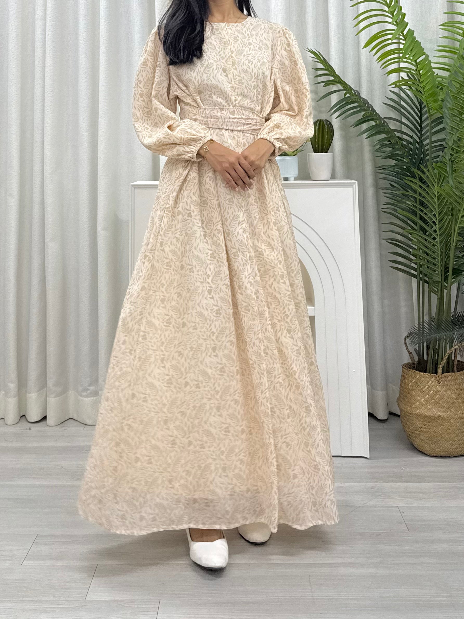 Luxe Printed Elegant Dress