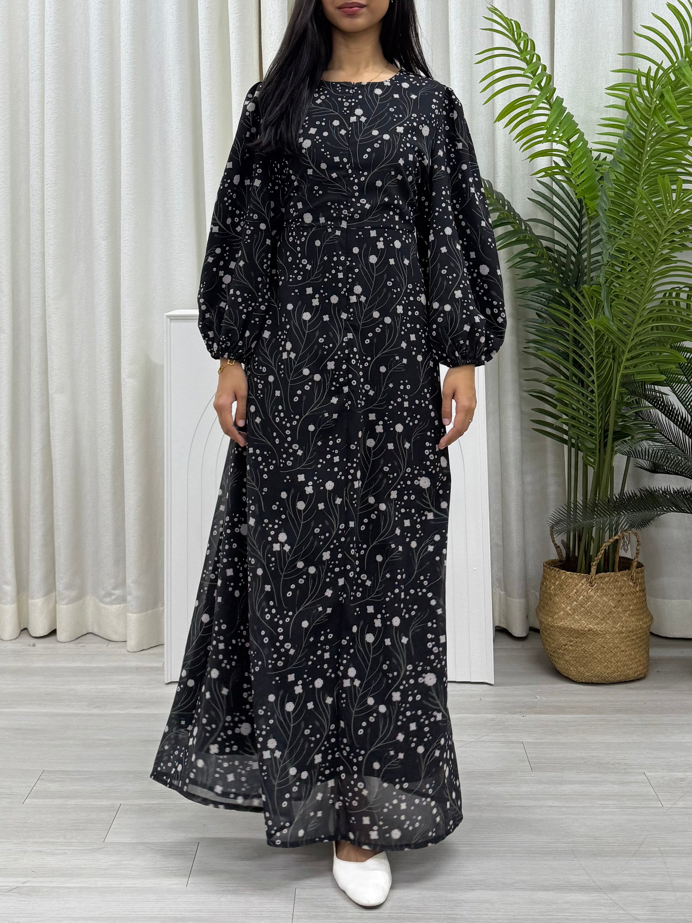 Luxe Printed Elegant Dress