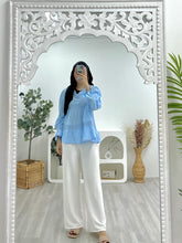 Load image into Gallery viewer, Diamond Lace Flare Blouse
