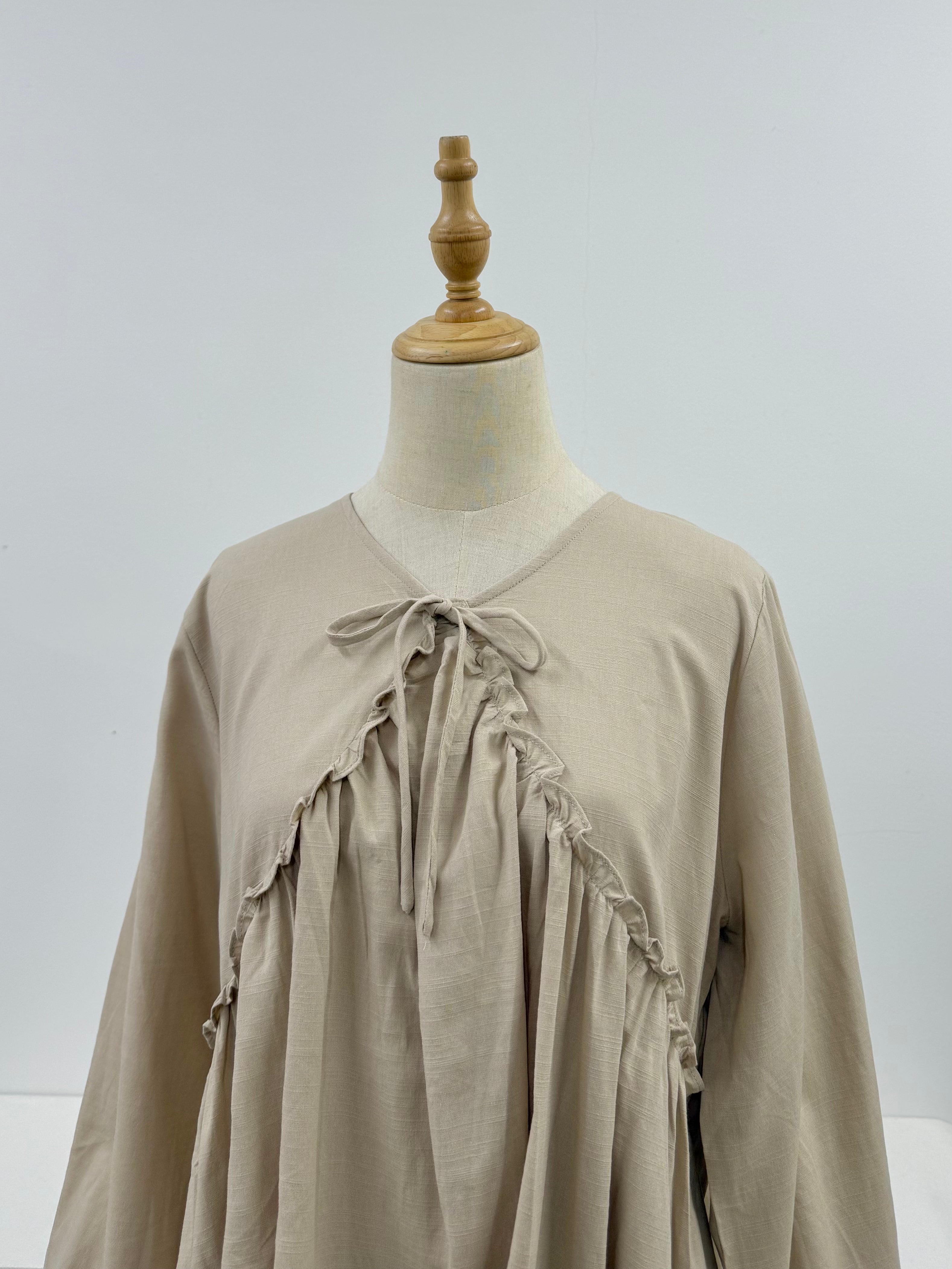 Ruffle Empire Top HV Label